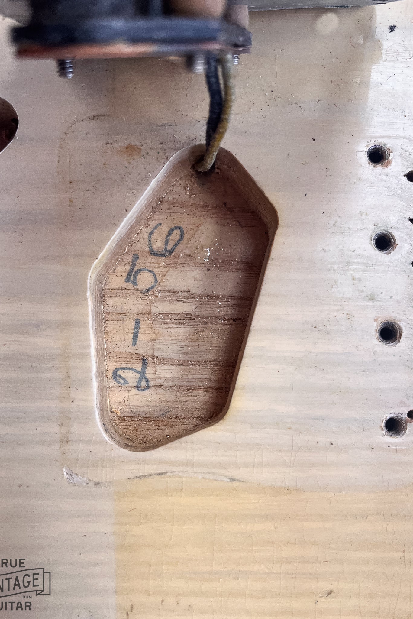 1956 Fender Telecaster Blond Bridge Pickup Cavity