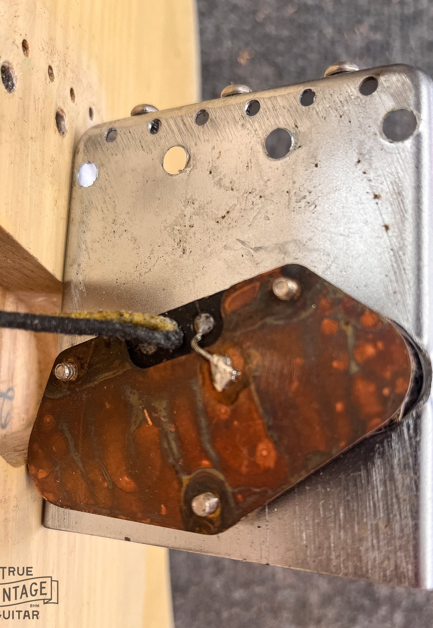 1956 Fender Telecaster Blond Back of Bridge Pickup