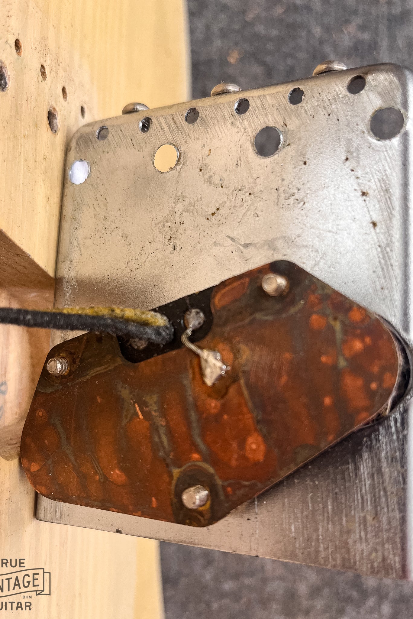 1956 Fender Telecaster Blond Back of Bridge Pickup