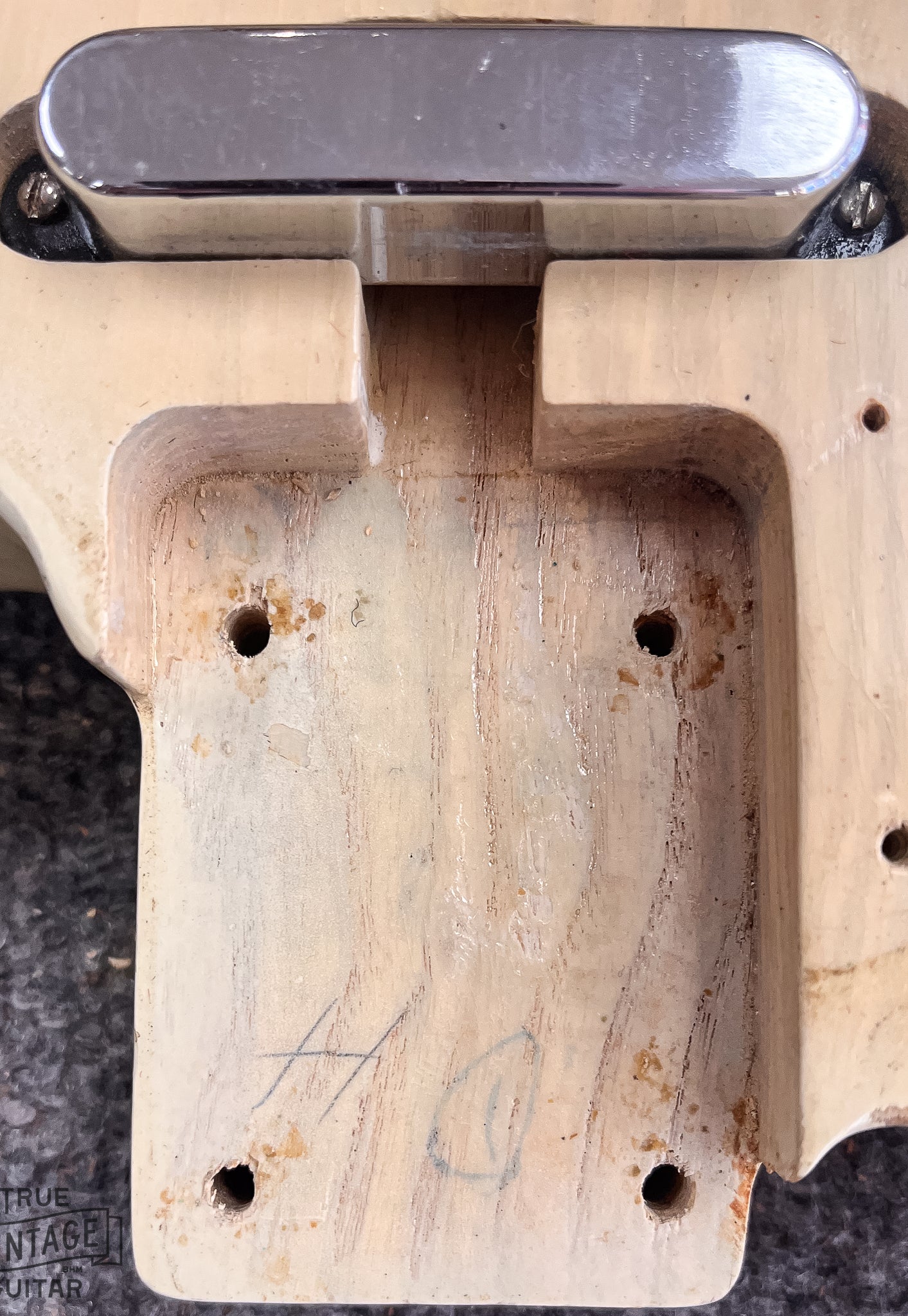 1956 Fender Telecaster Blond Neck Pocket