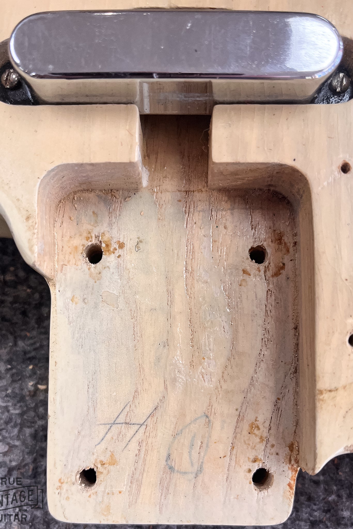 1956 Fender Telecaster Blond Neck Pocket