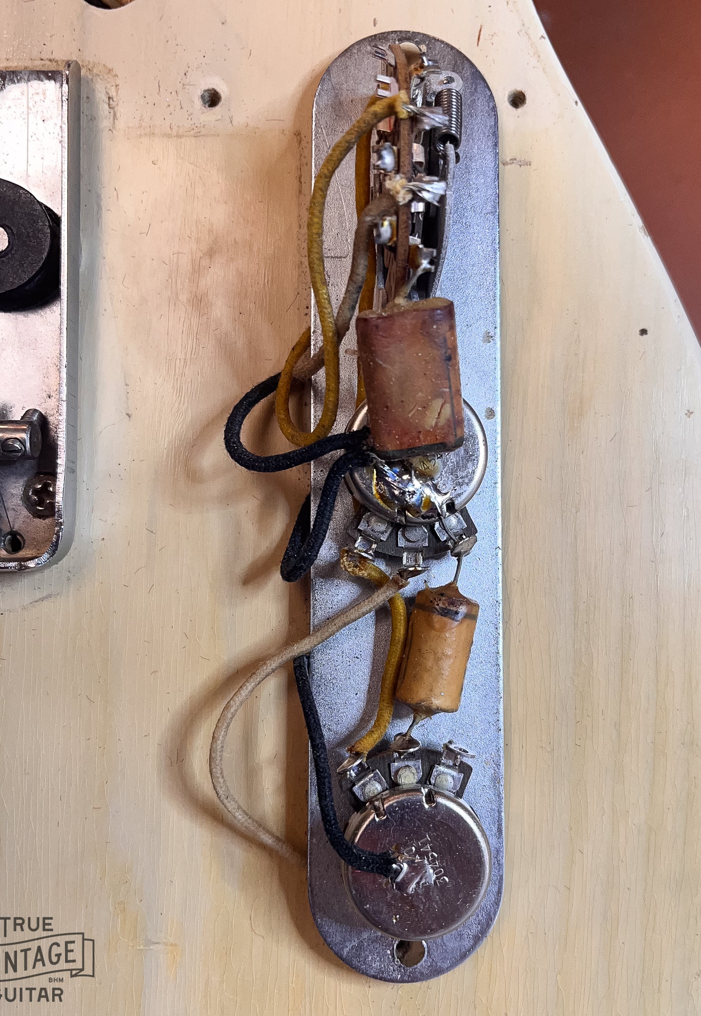 1956 Fender Telecaster Potentiometers and Switch