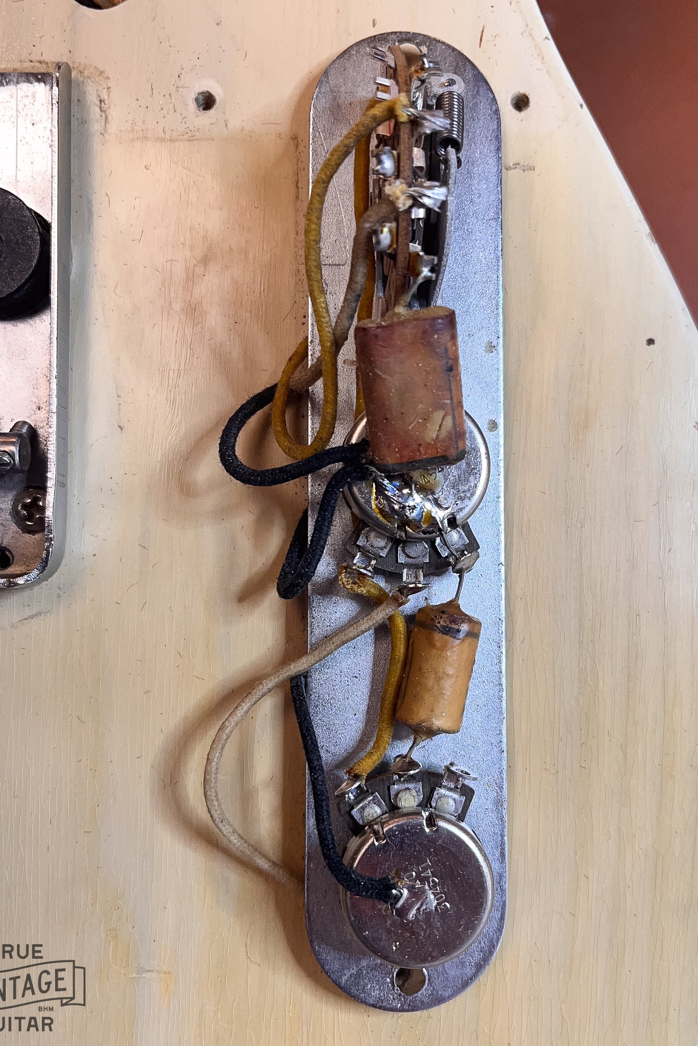 1956 Fender Telecaster Potentiometers and Switch