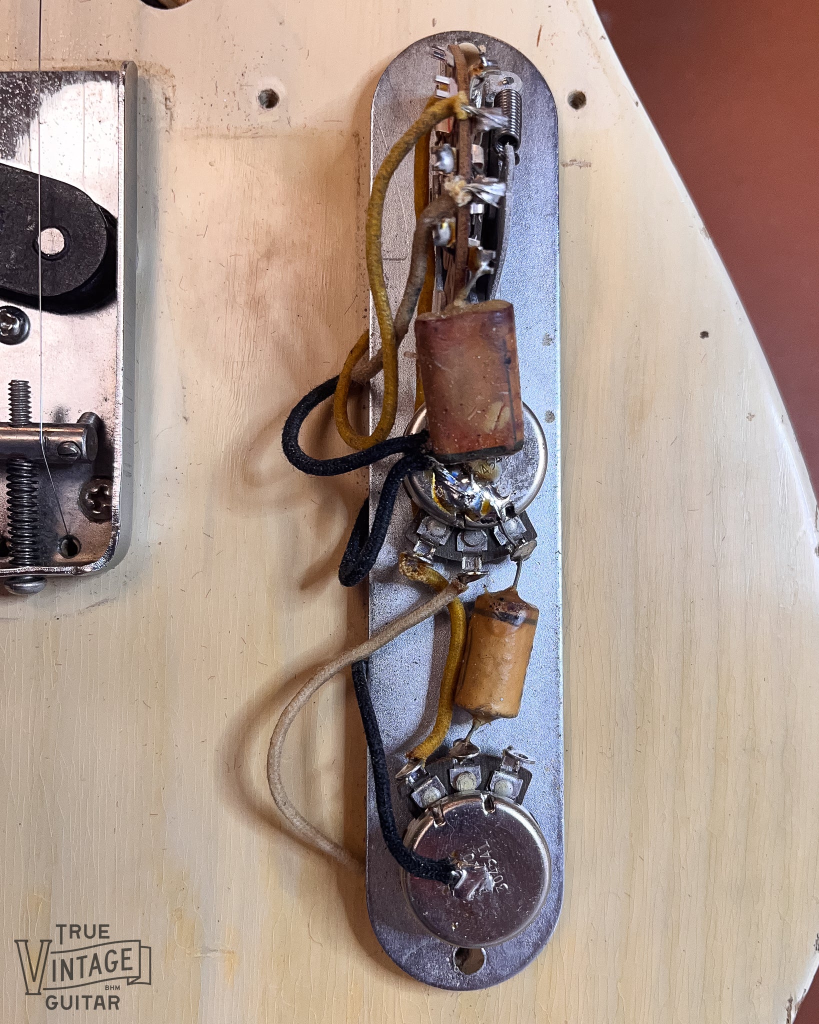1956 Fender Telecaster Potentiometers and Switch