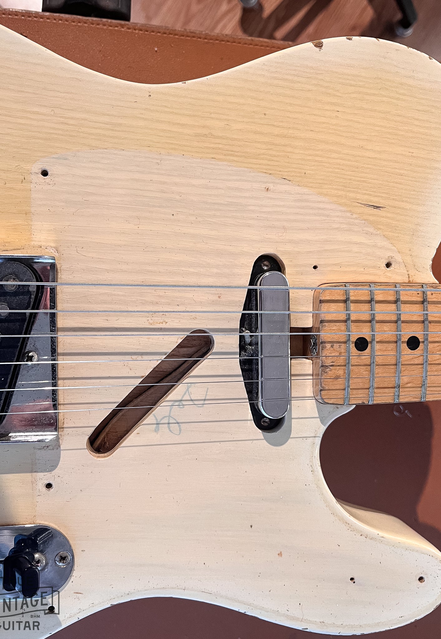 1956 Fender Telecaster Underneath Pickguard