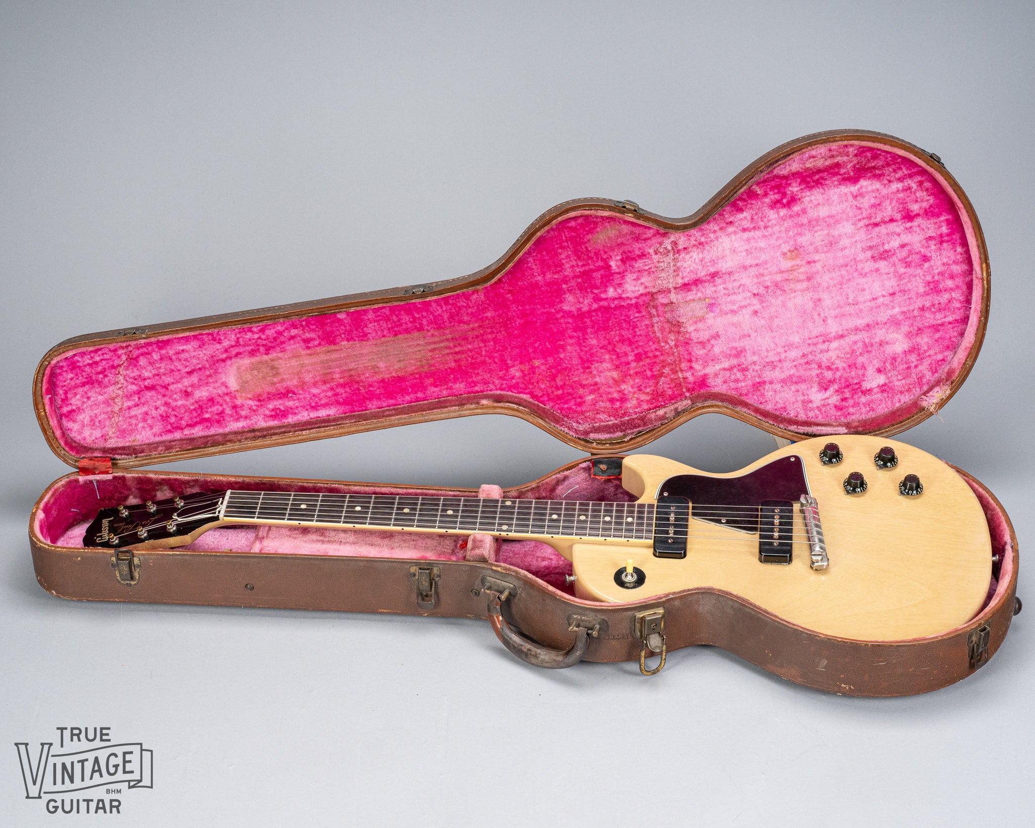 1956 Gibson Les Paul Special TV Yellow guitar in original case