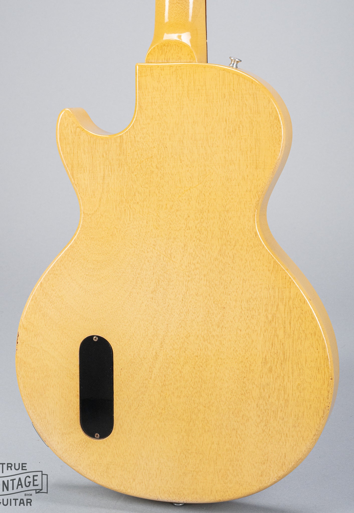 back of Gibson Les Paul TV Model guitar body TV Yellow finish