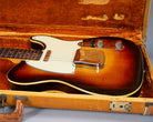 Front of 1959 Fender Telecaster Custom Sunburst Body in Original Case