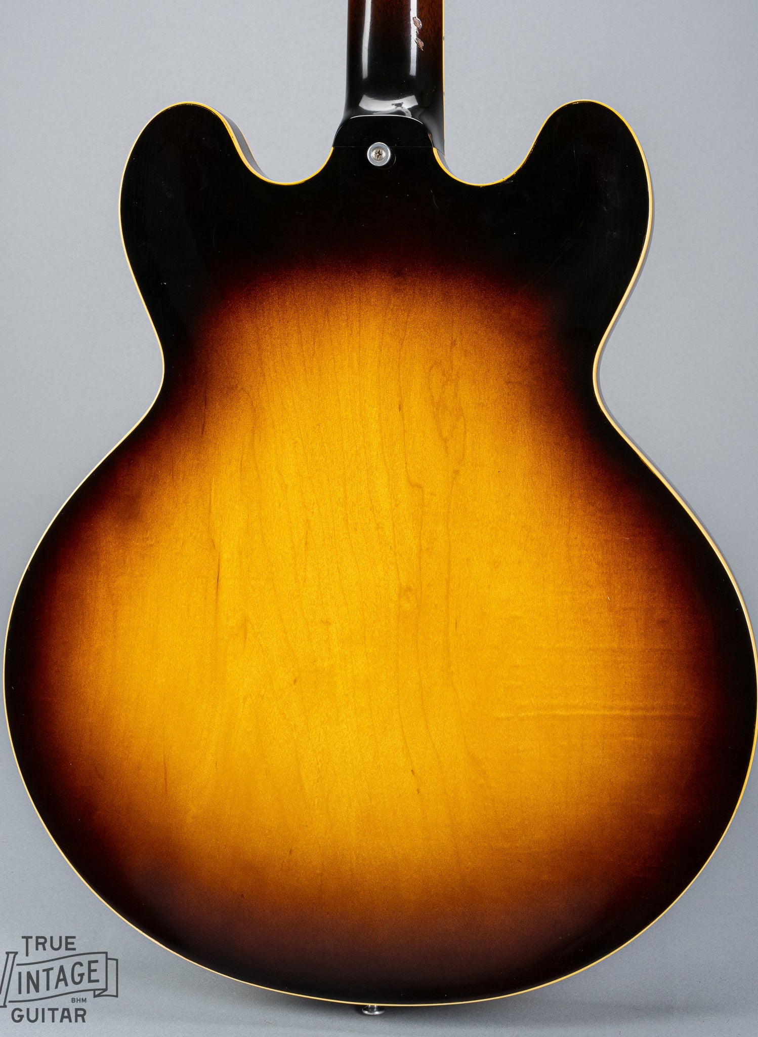 Back of the body of a 1959 Gibson ES-335