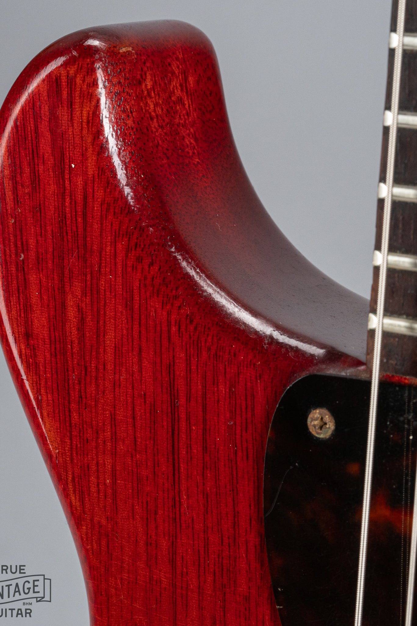 1959 Gibson Les Paul Junior cherry guitar horn cutaway red