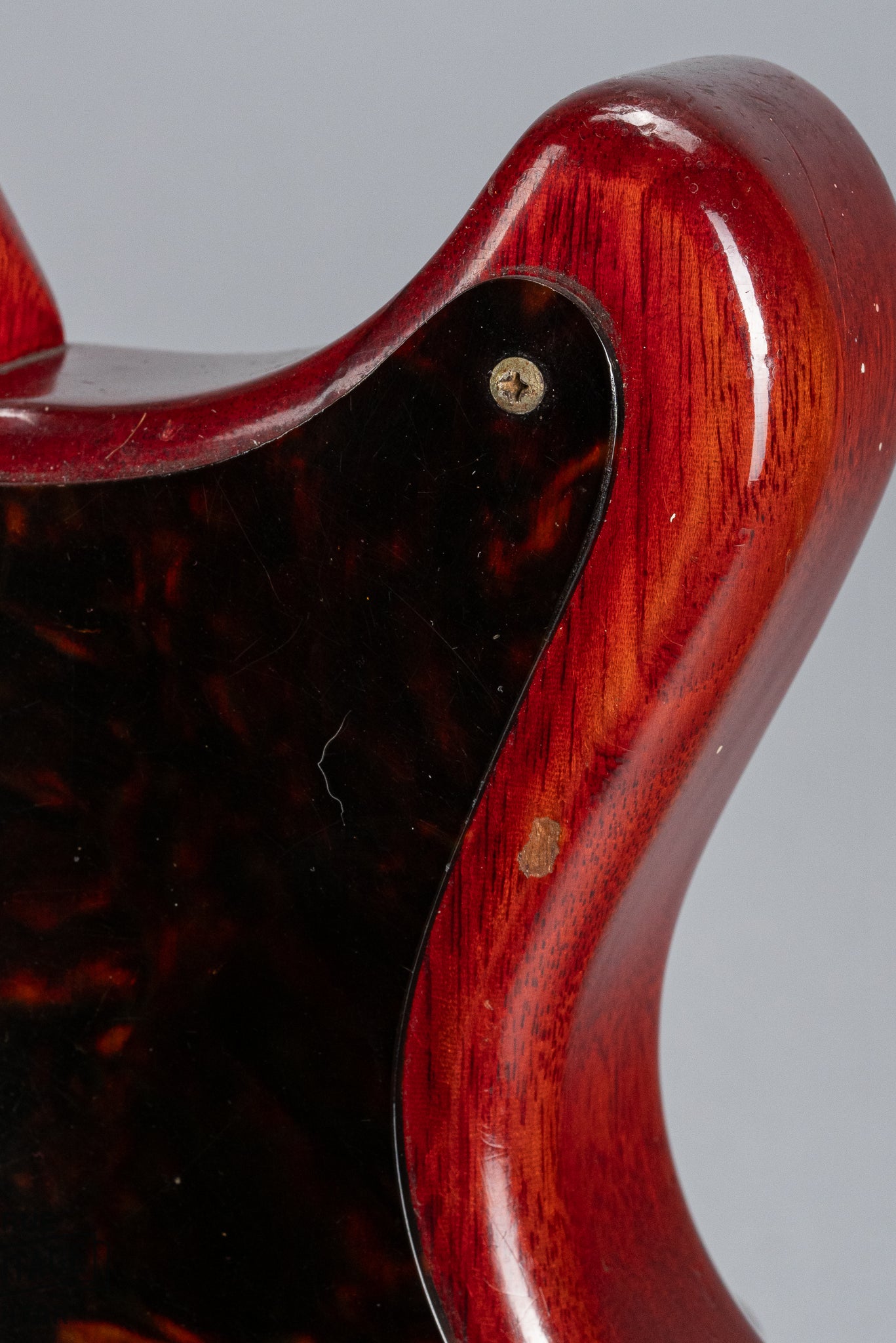 1959 Gibson Les Paul Junior cherry guitar horn cutaway red tortoise pickguard