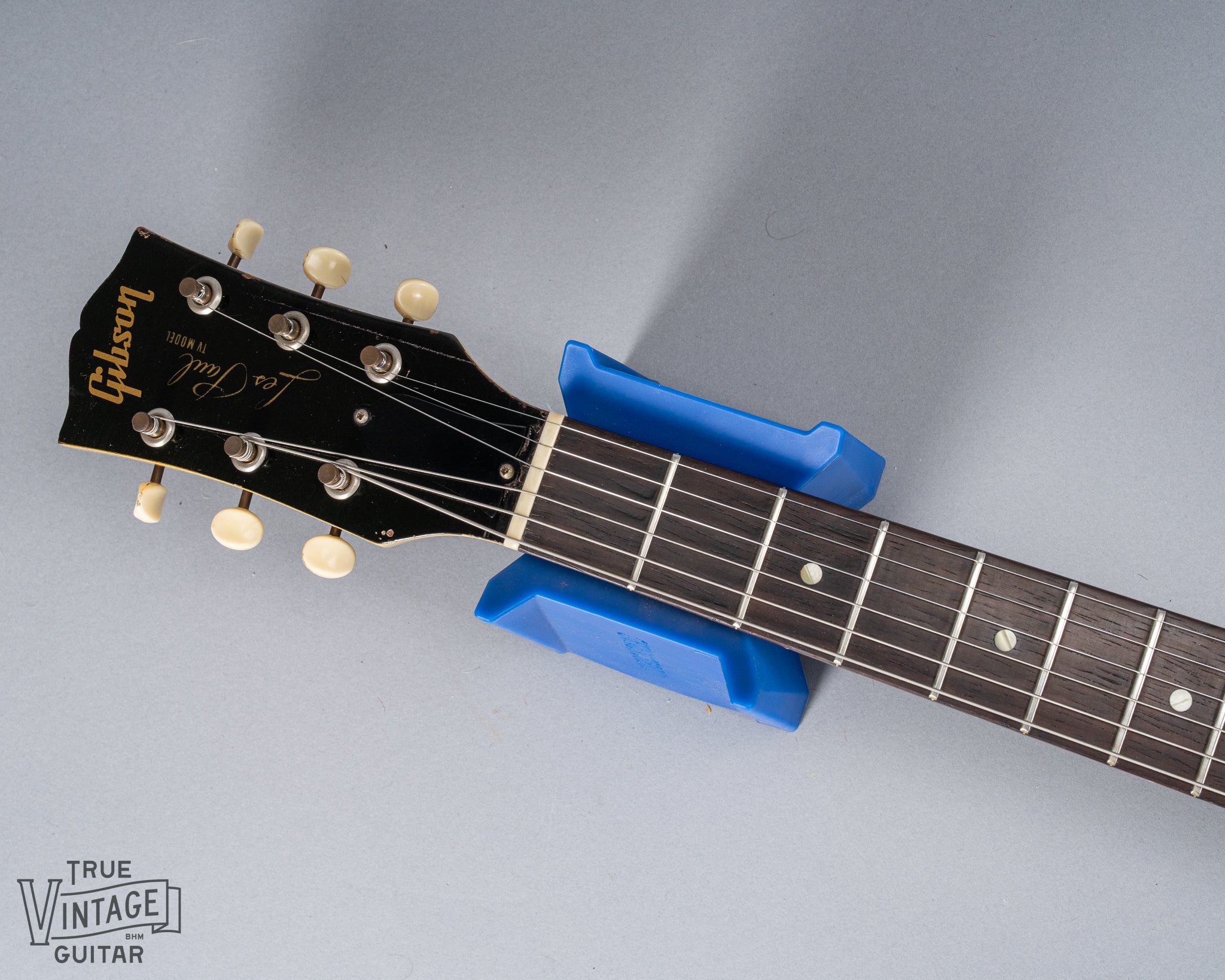 Front of 1959 Gibson Les Paul TV Model neck and headstock
