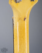 Back of 1959 Gibson Les Paul TV Model neck joint, headstock, TV yellow, neck