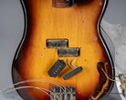 1959 Fender Precision Bass Sunburst Screw holes plating with foam pickups