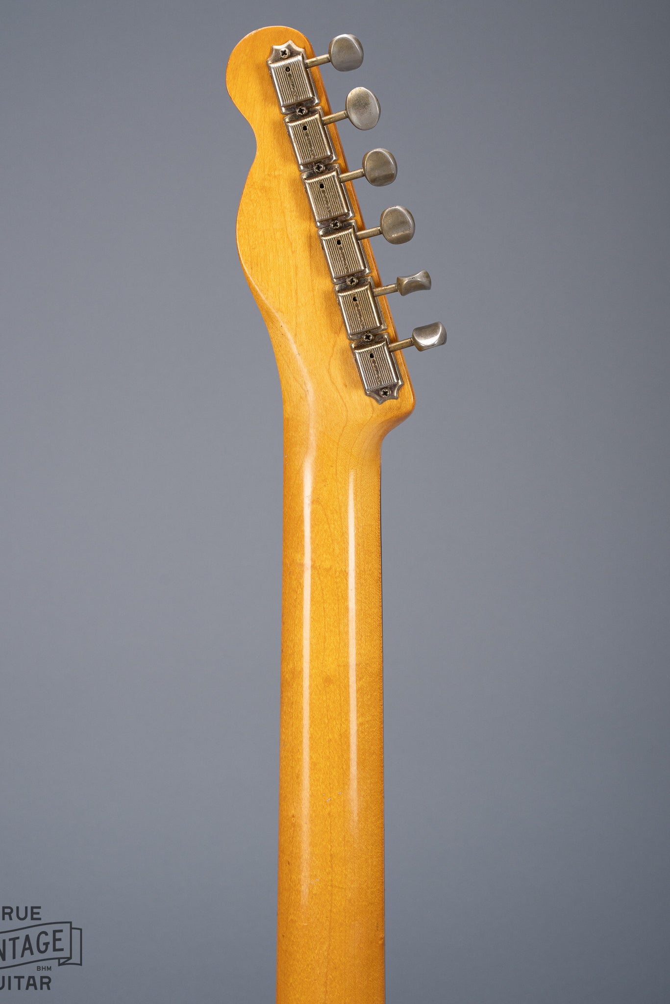 Back of 1959 Fender Telecaster Custom Sunburst Neck and Headstock