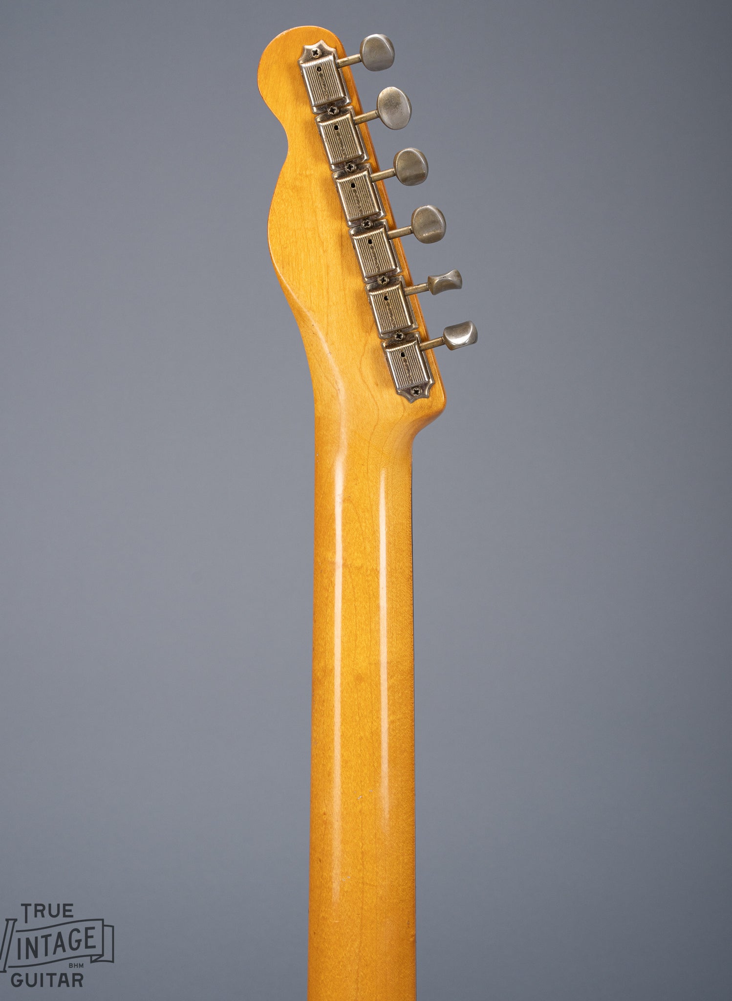 Back of 1959 Fender Telecaster Custom Sunburst Neck and Headstock