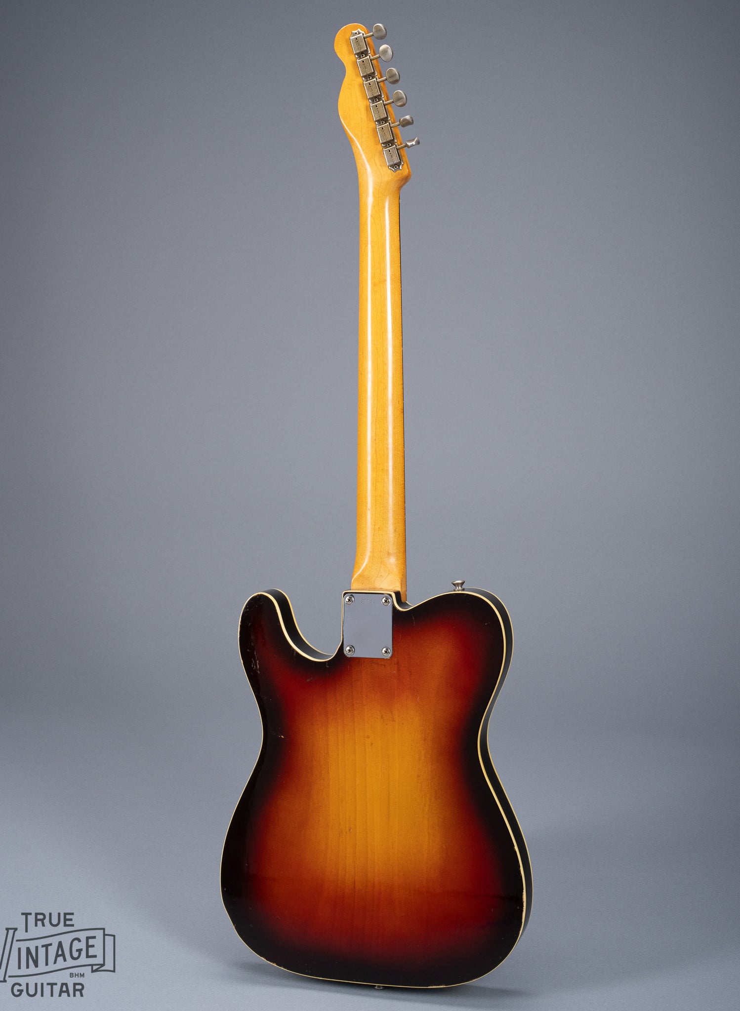 Back of 1959 Fender Telecaster Custom Sunburst