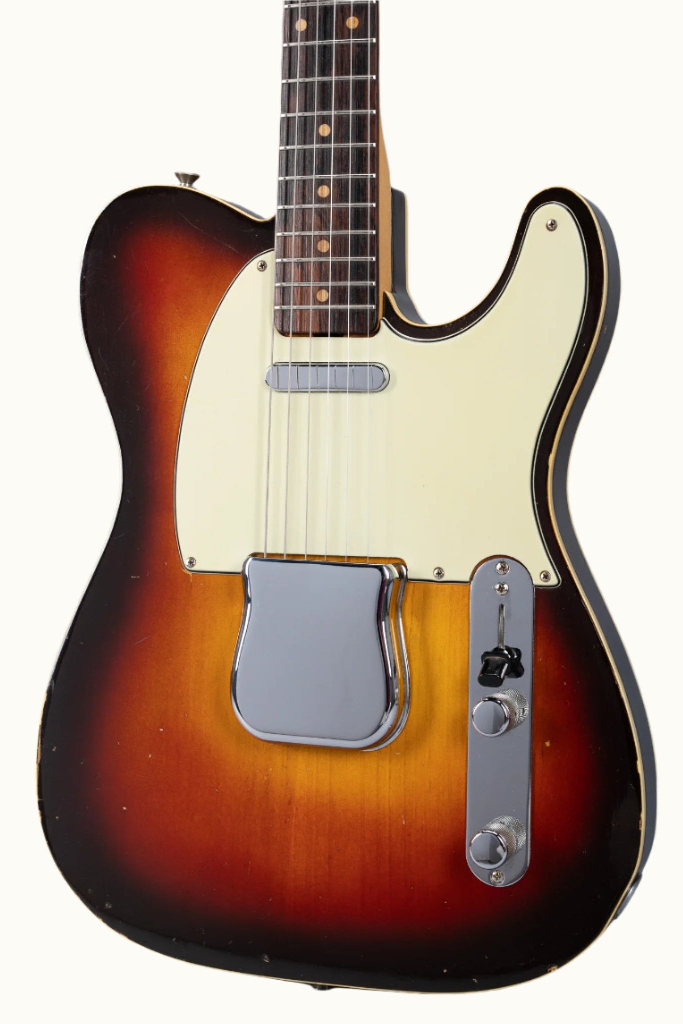 Front of 1959 Fender Telecaster Custom Sunburst Body