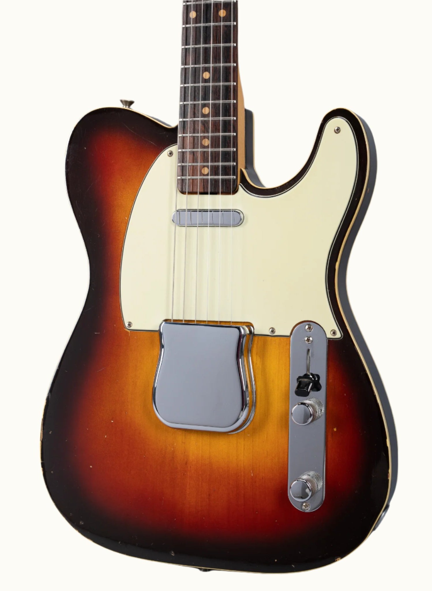 Front of 1959 Fender Telecaster Custom Sunburst Body
