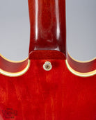 1959 Gibson ES-355 T Mono Cherry Watermelon red guitar neck heel joint
