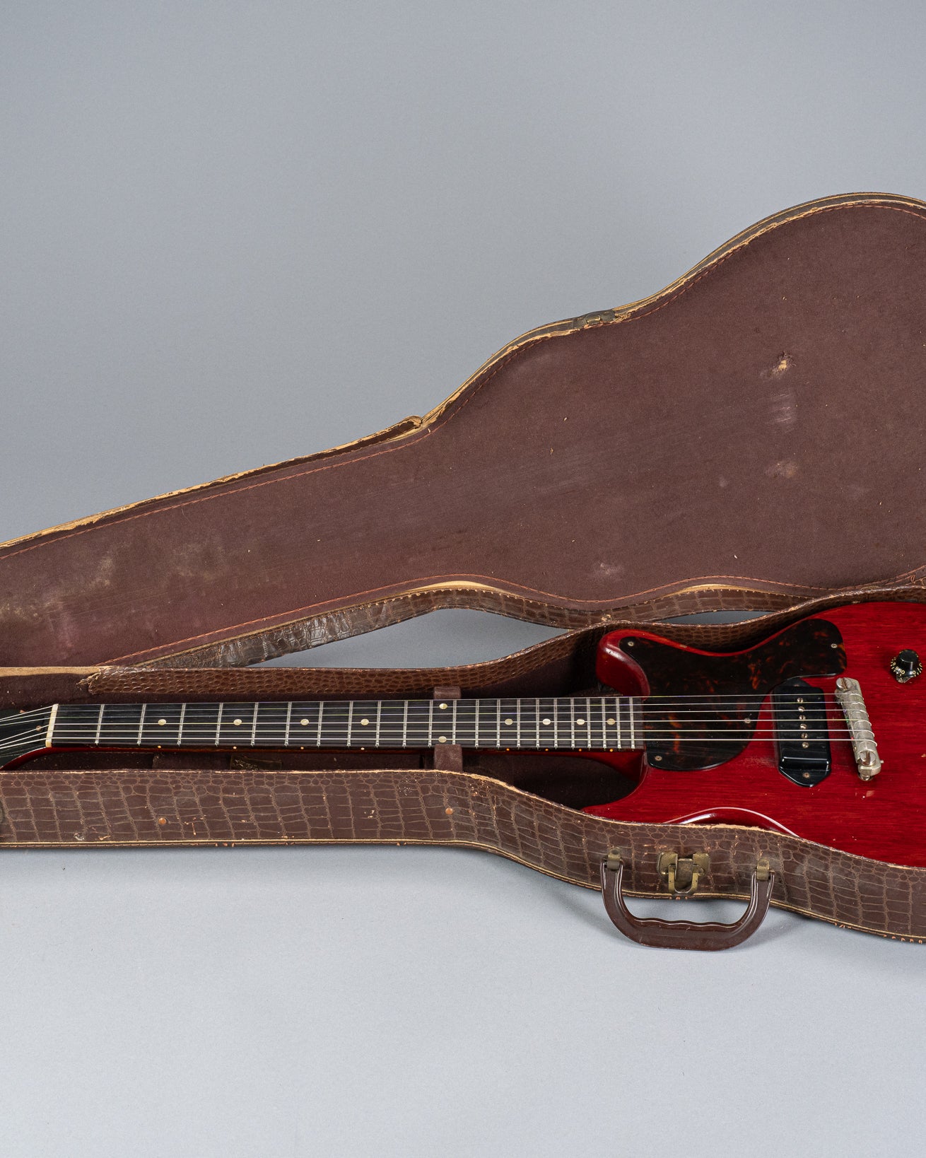 1959 Gibson Les Paul Junior cherry guitar original gator case red guitar gibson