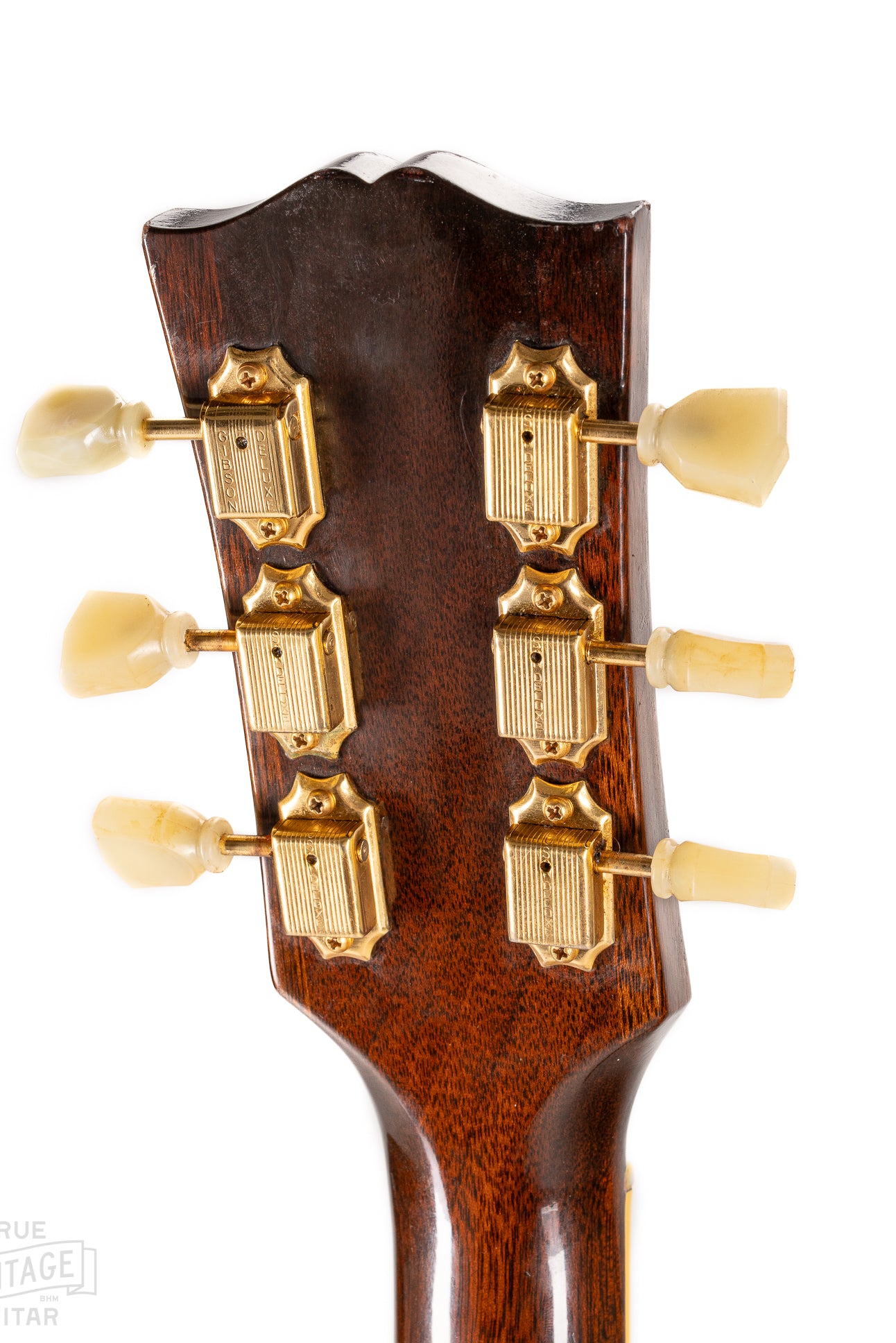 Back of 1960 Gibson ES-345 Headstock Sunburst