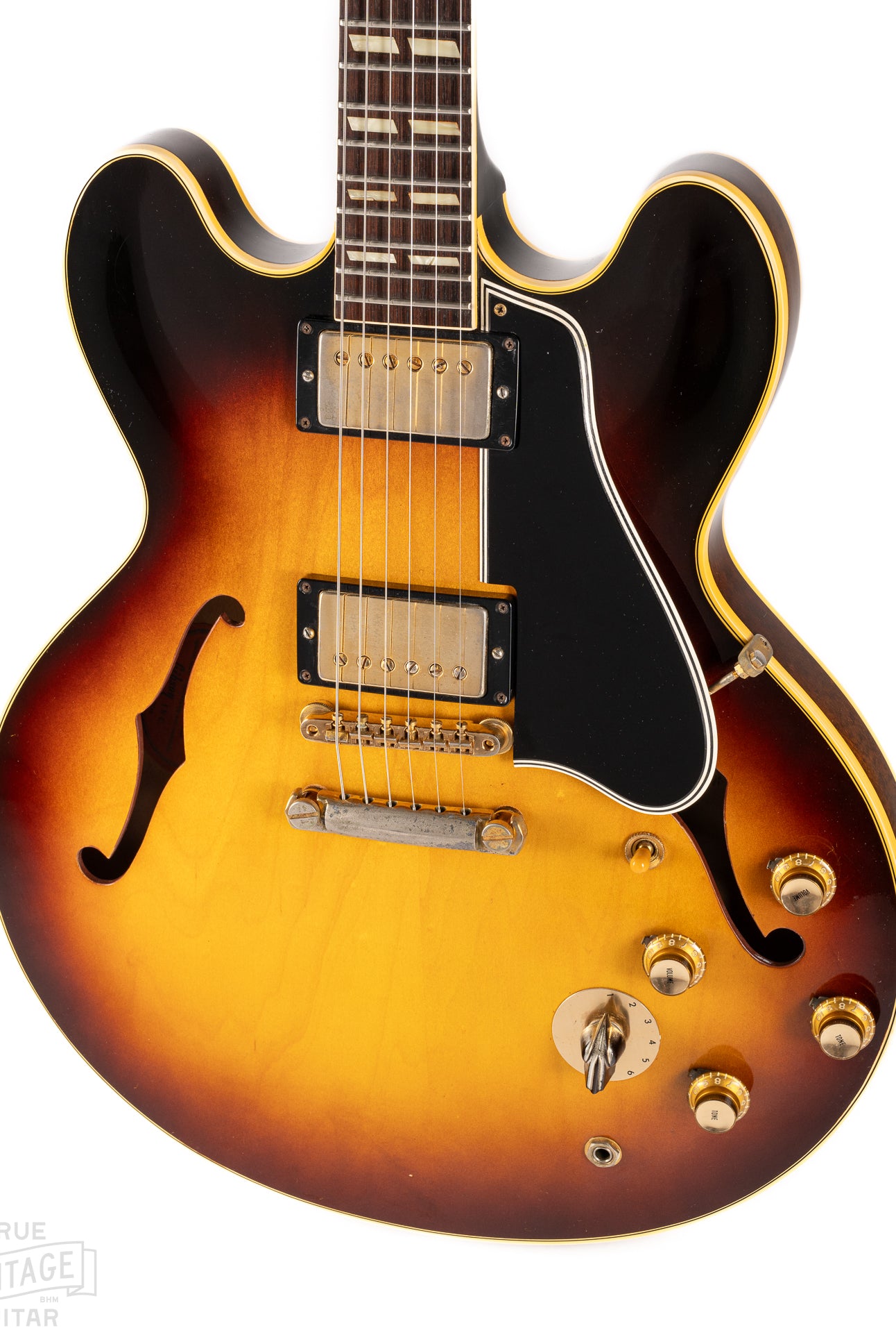 Front of 1960 Gibson ES-345 Sunburst