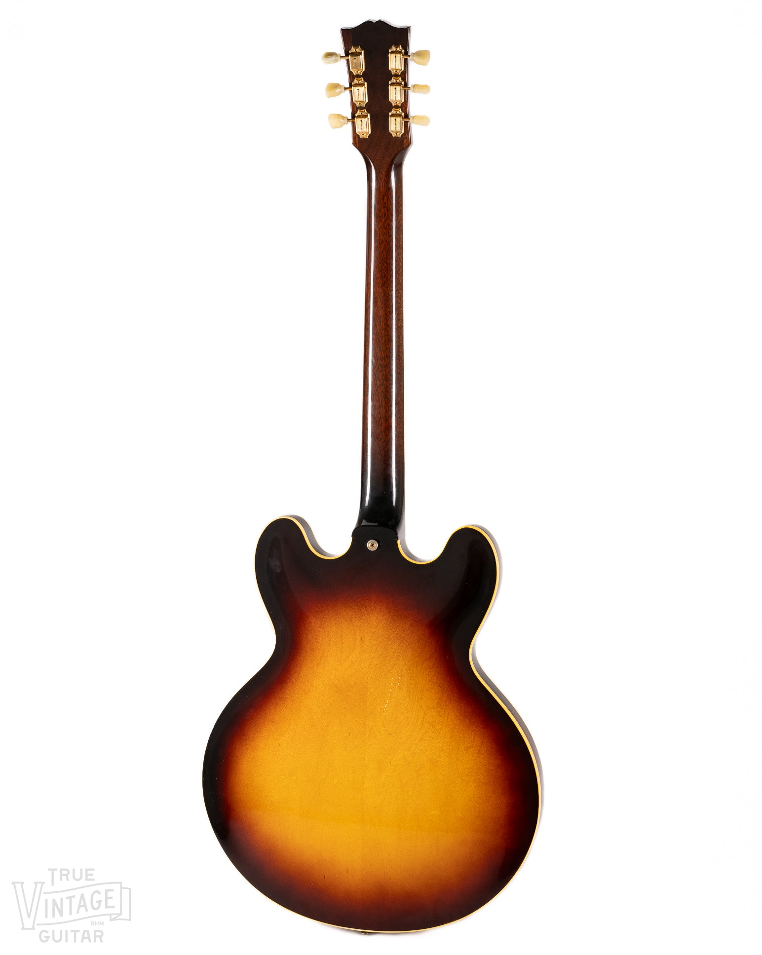 Back of 1960 Gibson ES-345 Sunburst