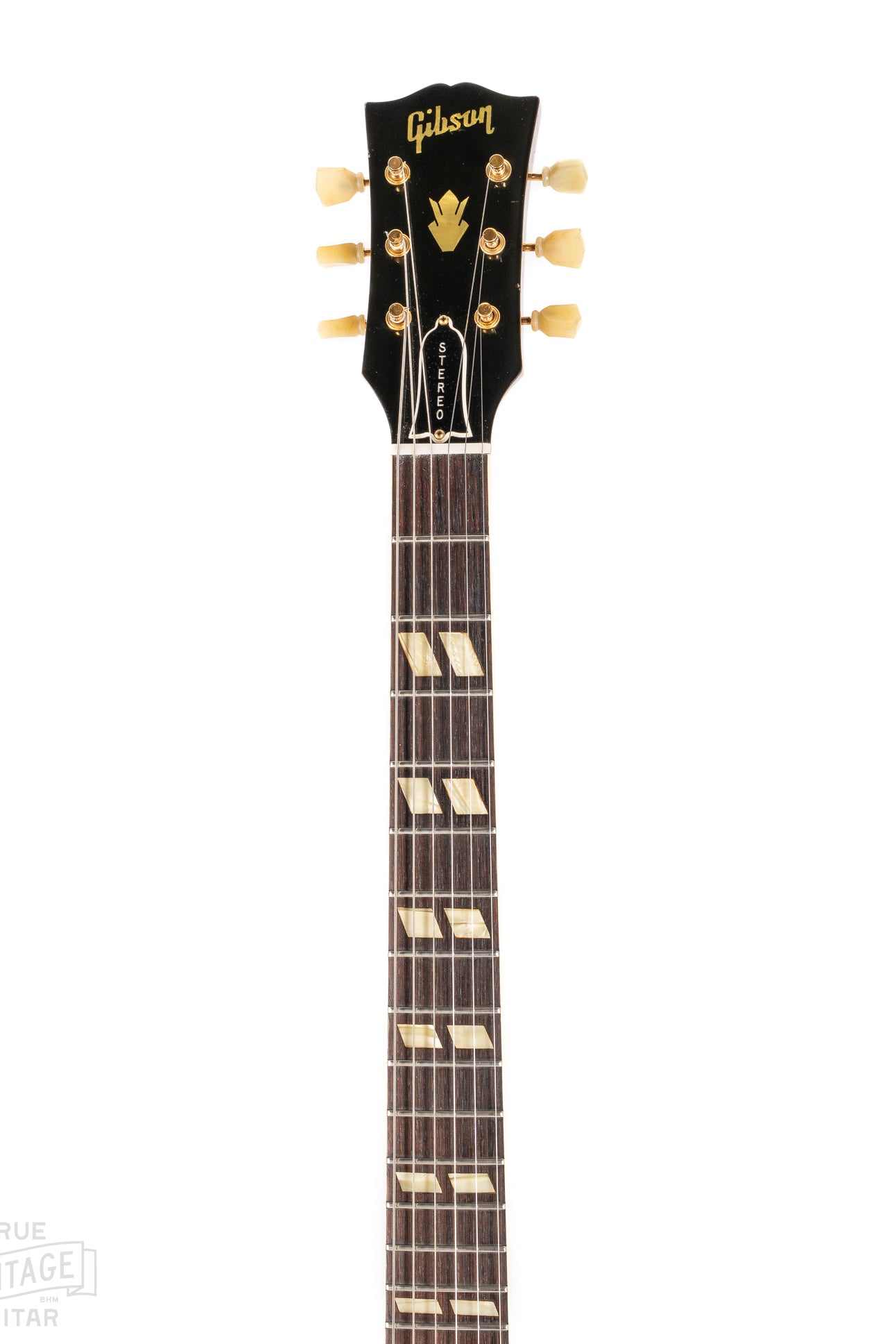 Front of 1960 Gibson ES-345 Headstock and Neck Sunburst