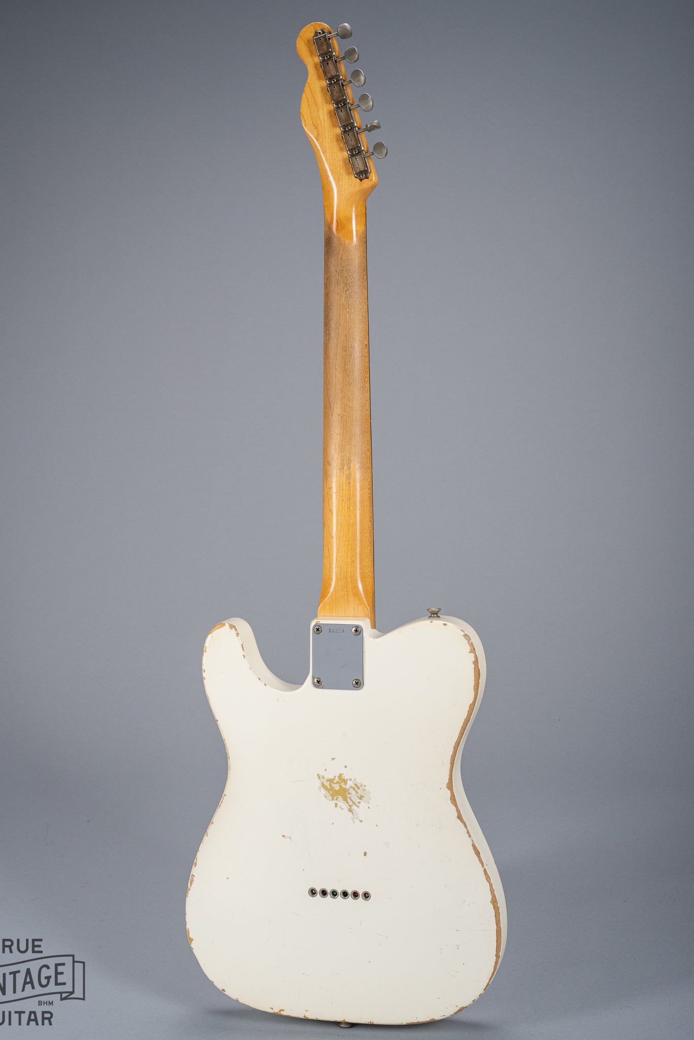 Back of Olympic White 1960 Fender Telecaster