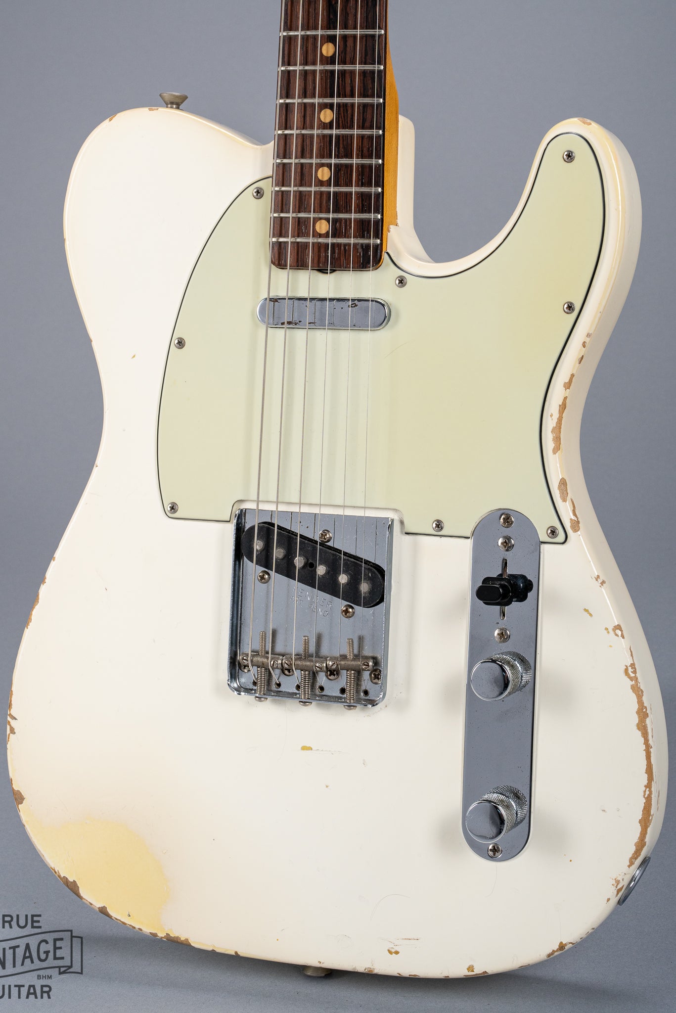 Front of Olympic White 1960 Fender Telecaster Body