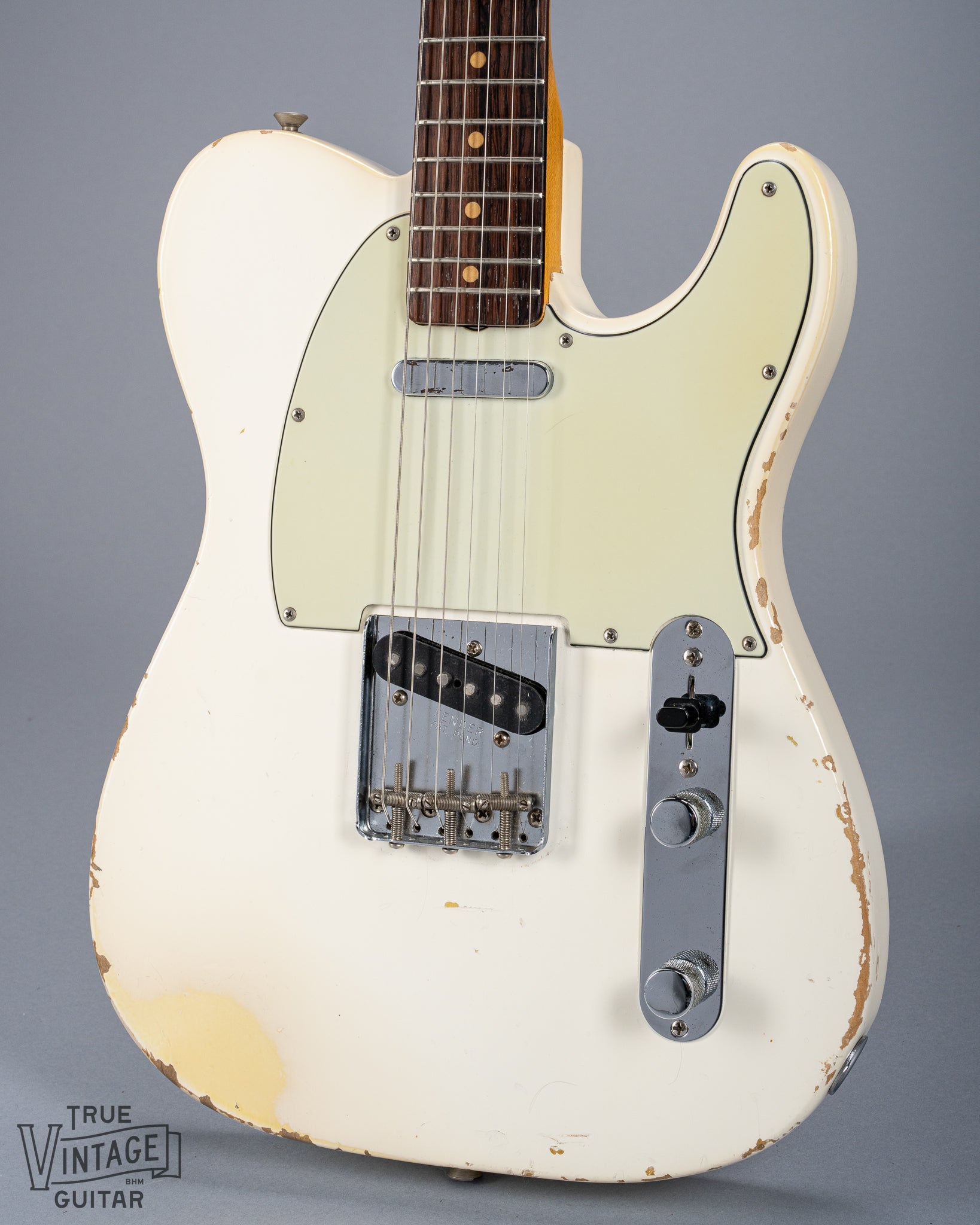 Front of Olympic White 1960 Fender Telecaster Body