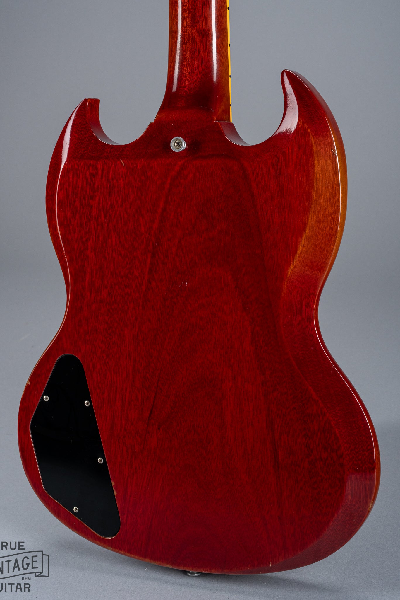 Back of 1961 Gibson Les Paul Standard Cherry