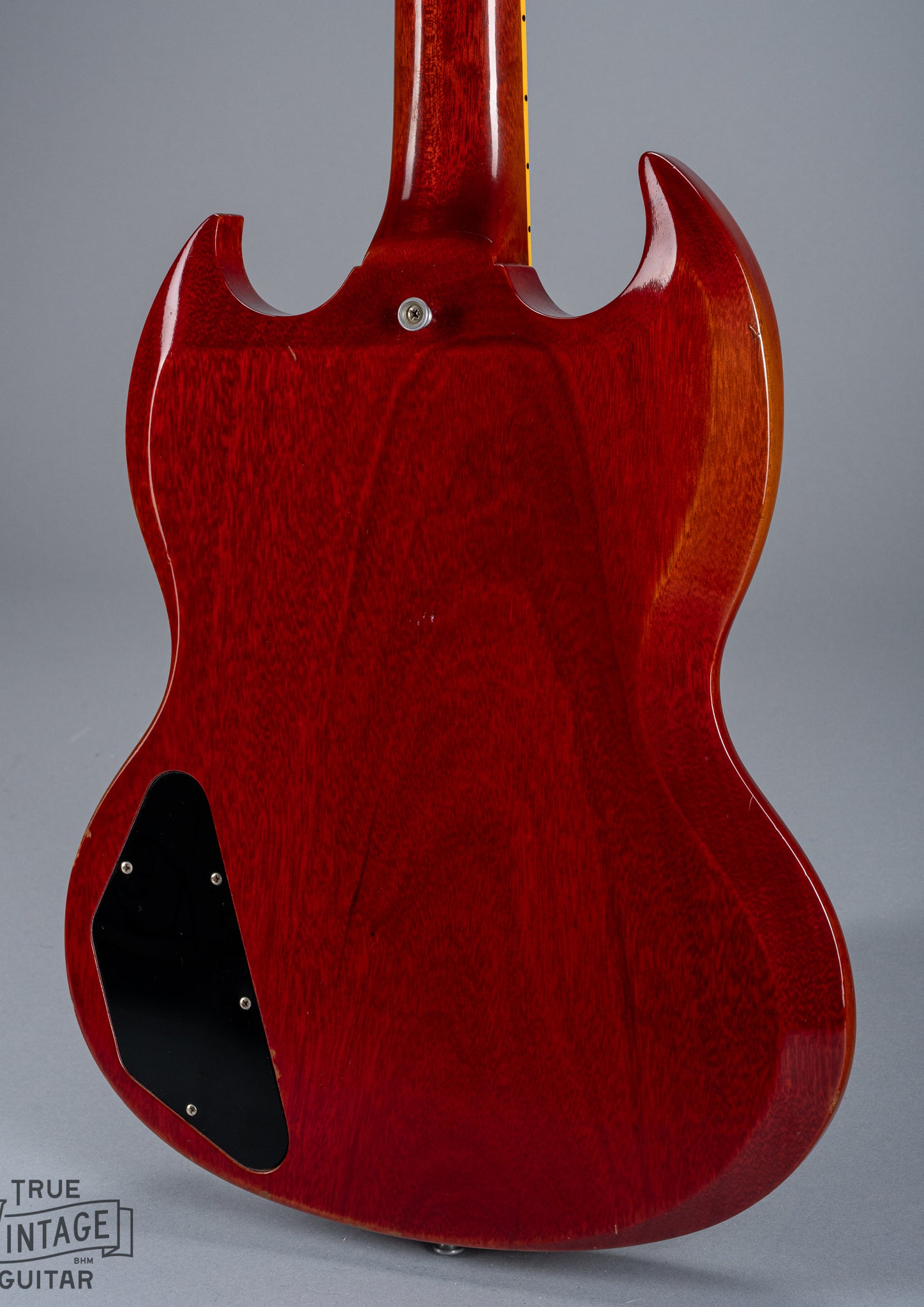 Back of 1961 Gibson Les Paul Standard Cherry