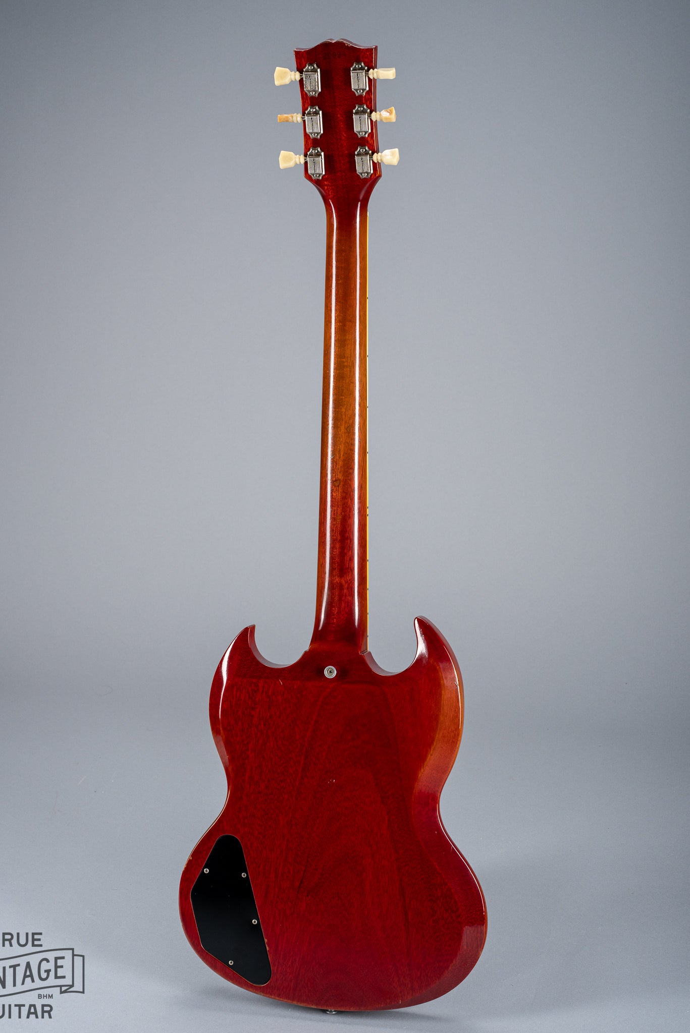 Back of 1961 Gibson Les Paul Standard Cherry