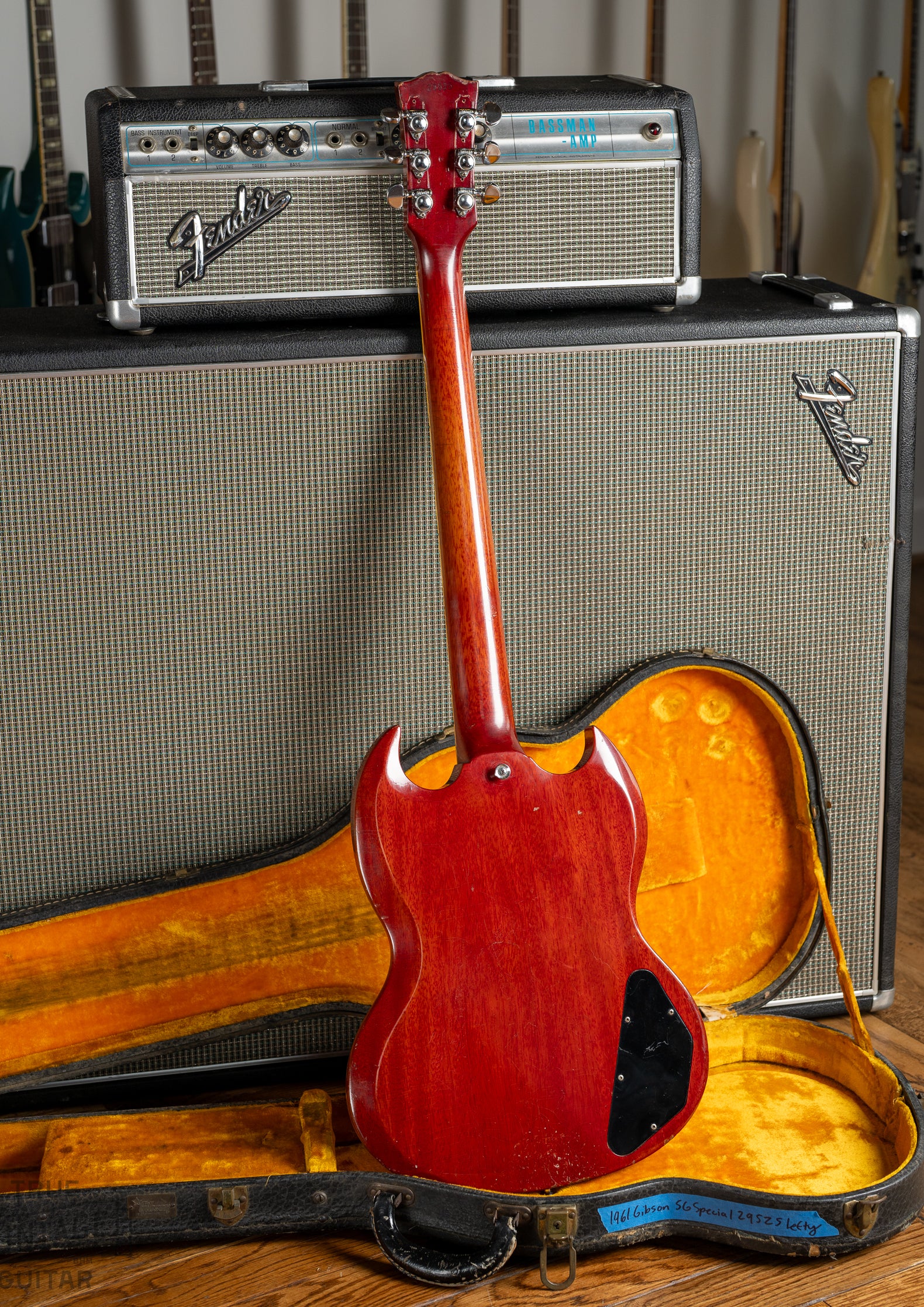 Back of 1961 Gibson SG Special