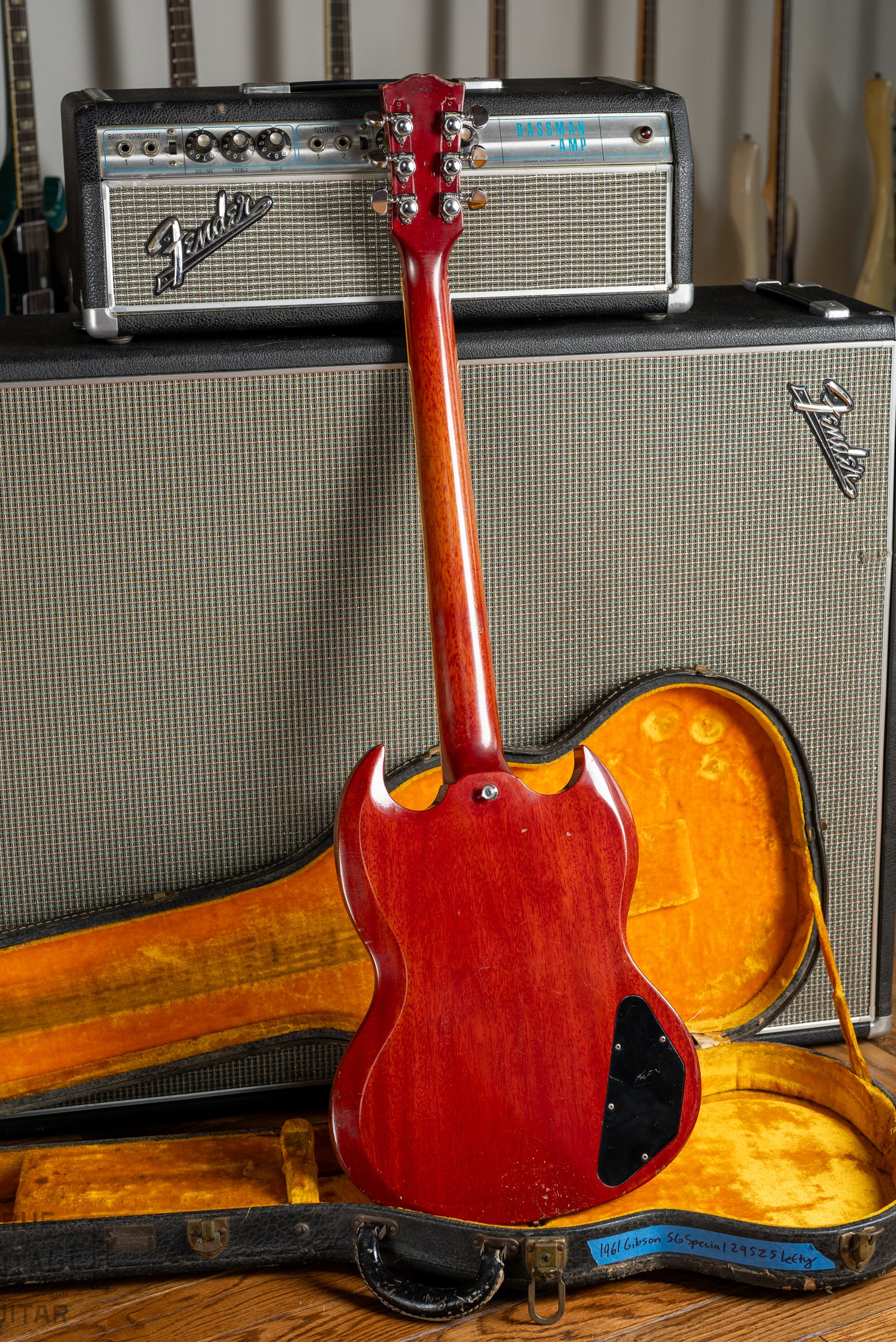 Back of 1961 Gibson SG Special