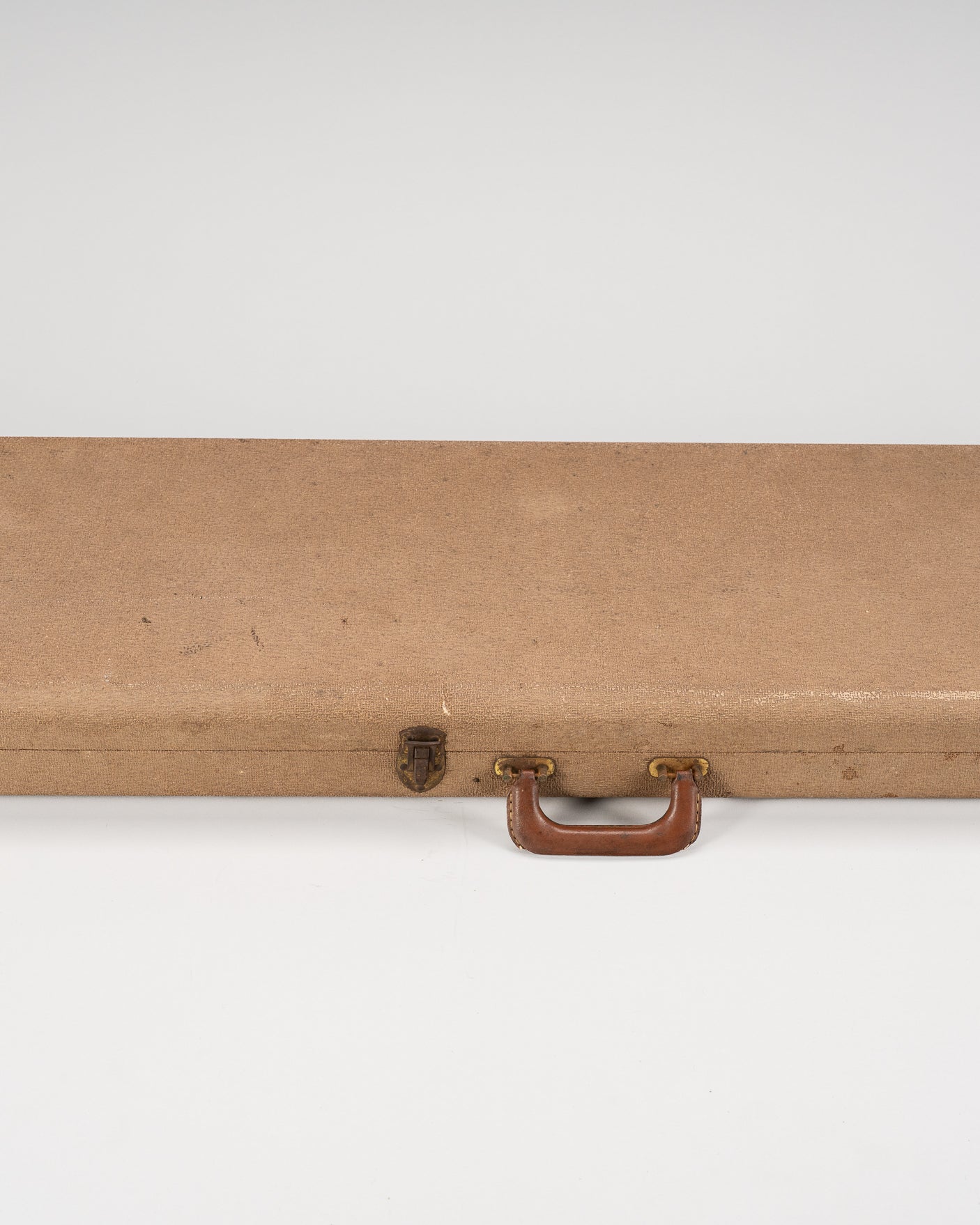 Brown case with leather ends original case for Stratocaster