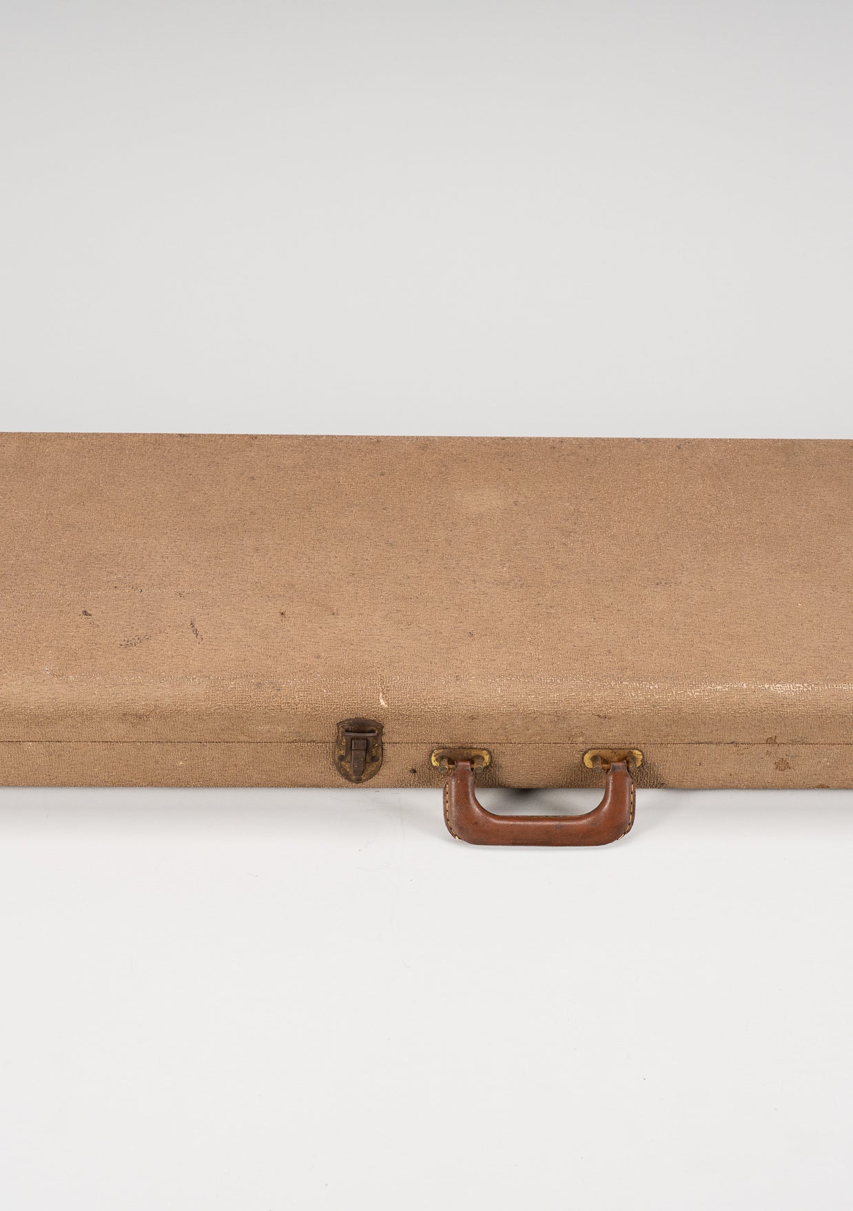 Brown case with leather ends original case for Stratocaster