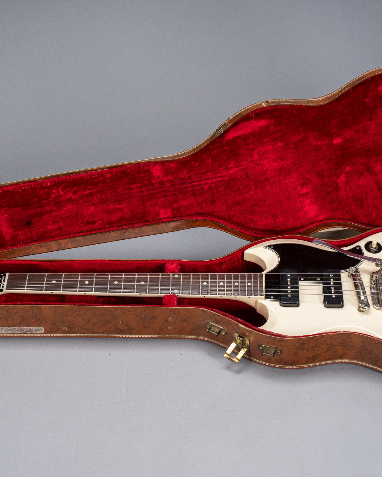 1962 Gibson SG Special white guitar p90s in hardshell case