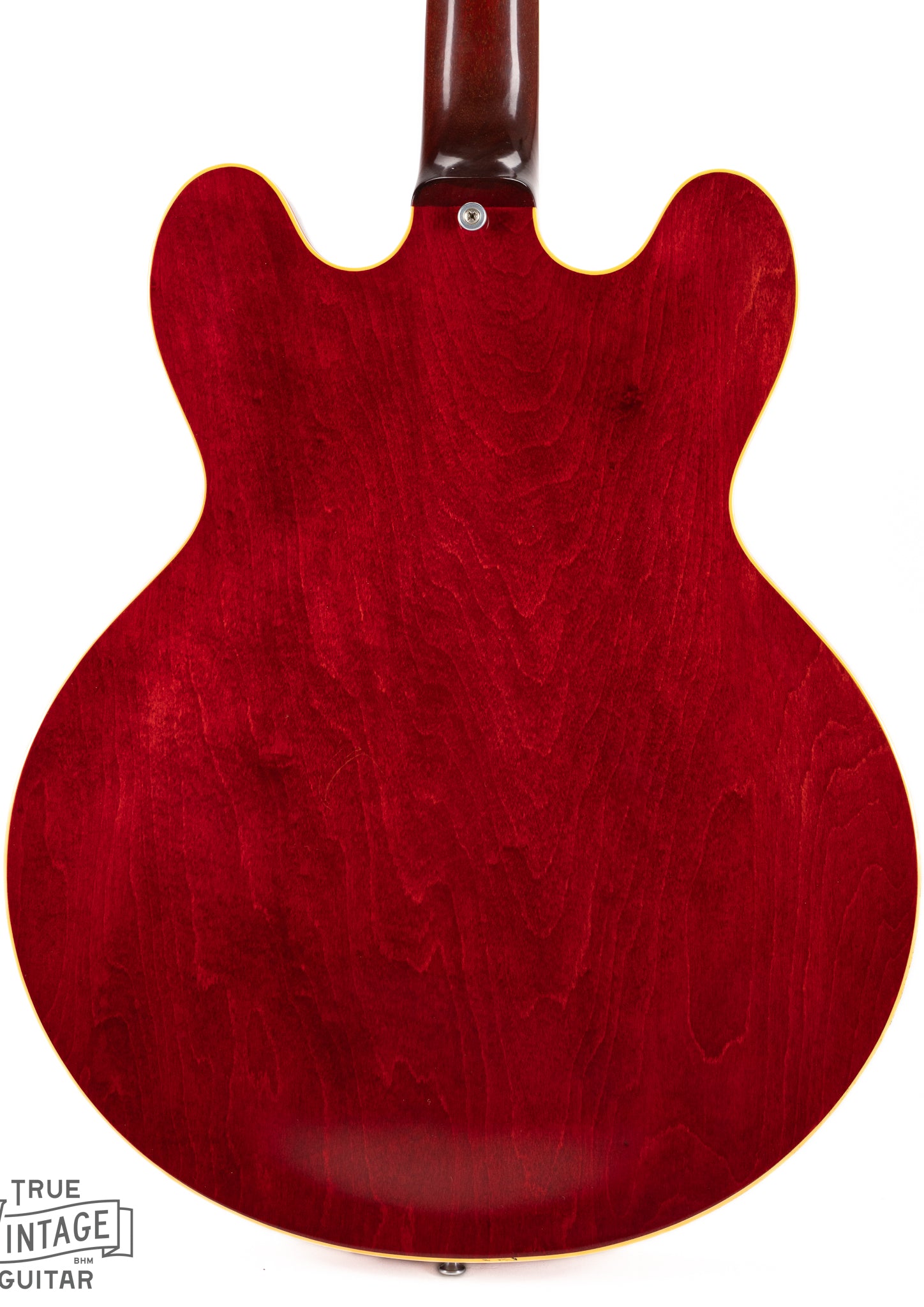 Back of 1963 Gibson ES-335 Cherry