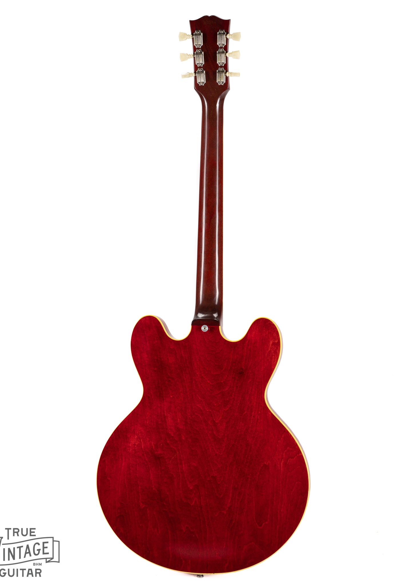 Back of 1963 Gibson ES-335 Cherry