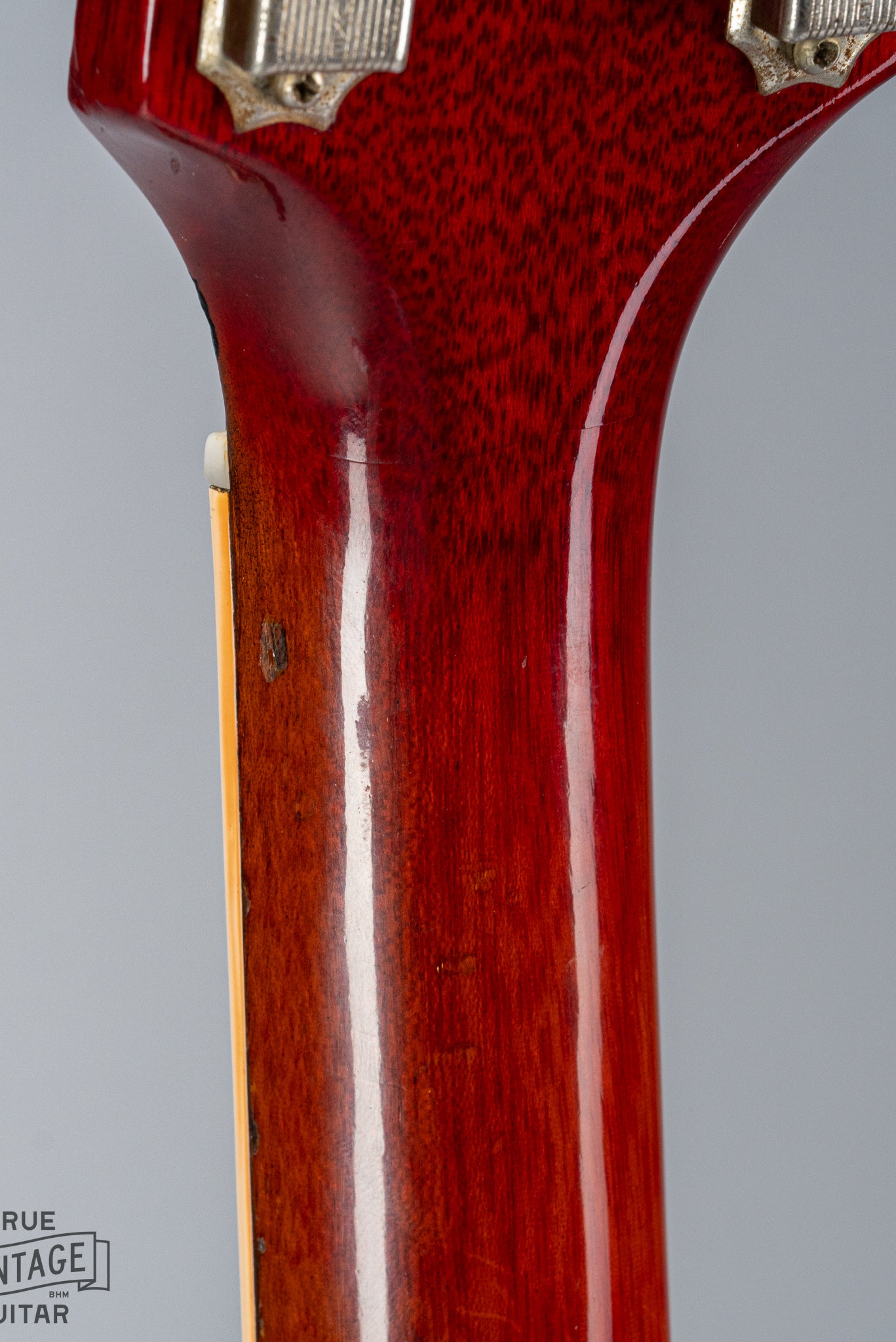 Back of neck of 1963 Gibson Les Paul Standard SG