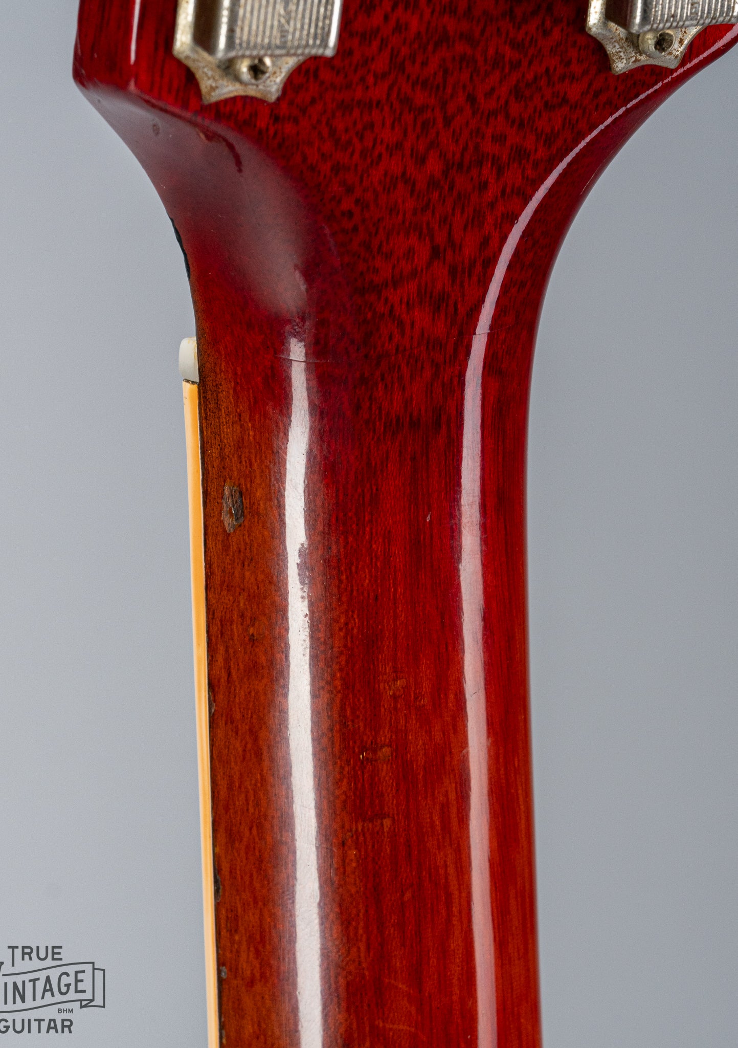 Back of neck of 1963 Gibson Les Paul Standard SG