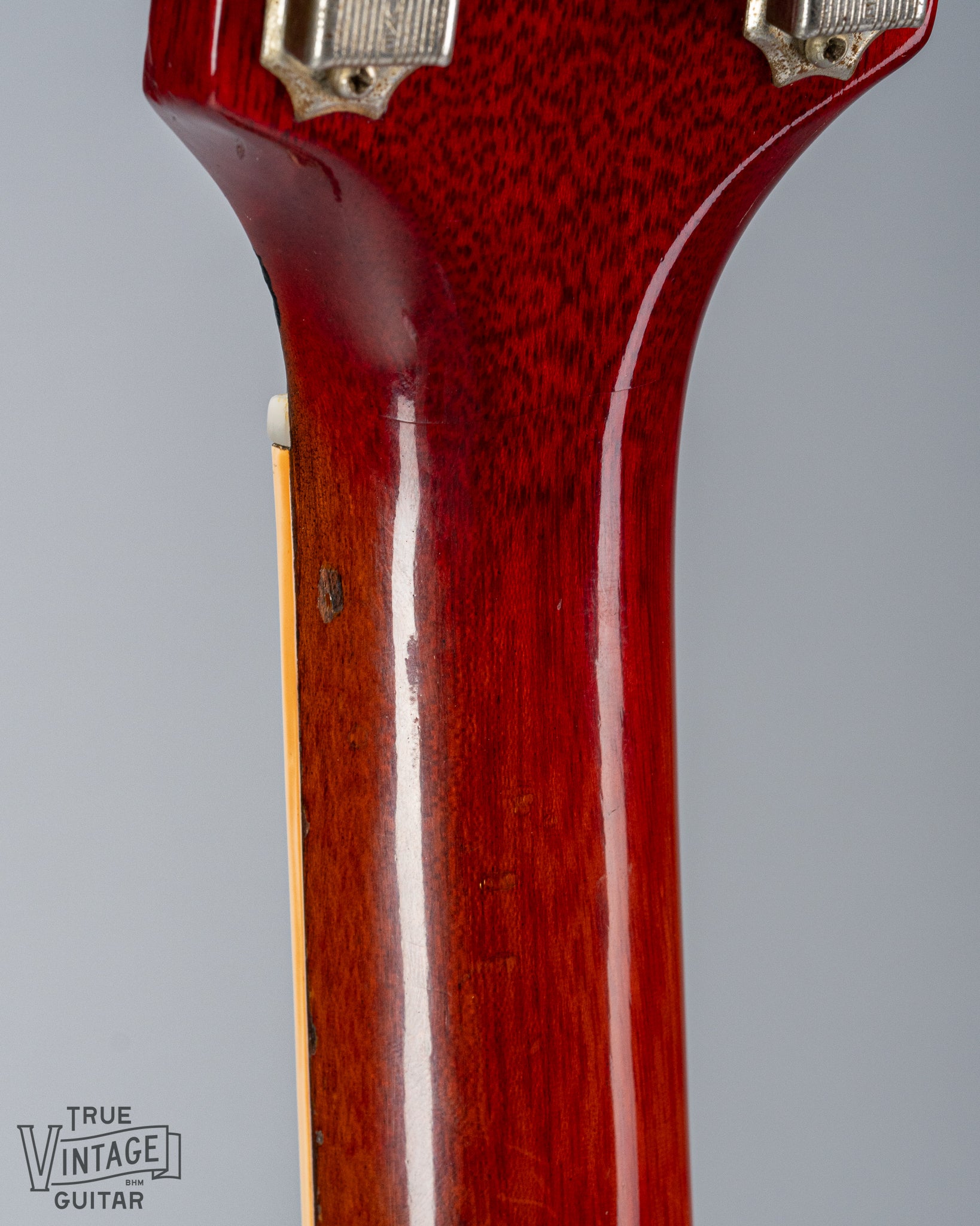 Back of neck of 1963 Gibson Les Paul Standard SG