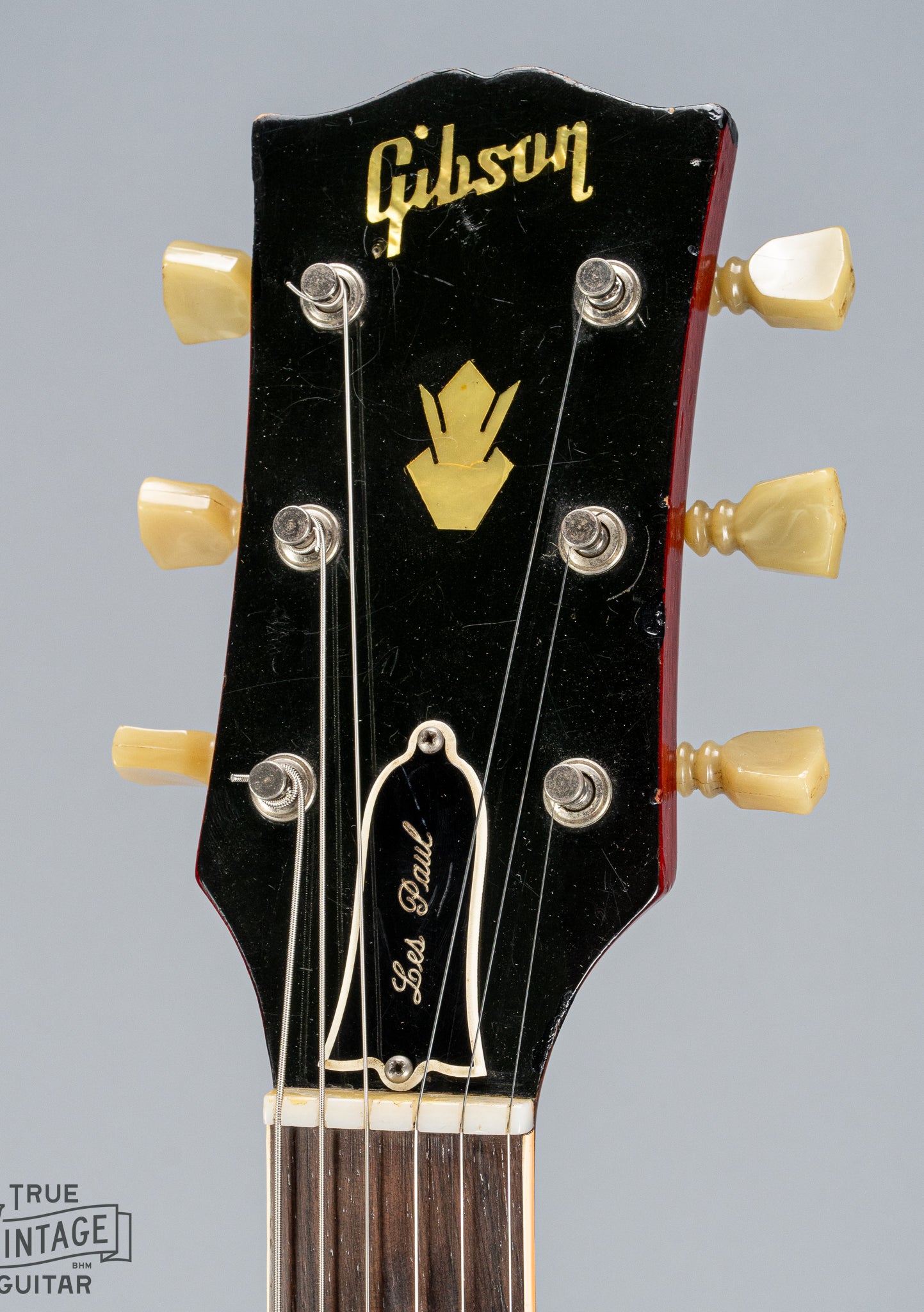 Headstock of 1963 Gibson Les Paul Standard SG