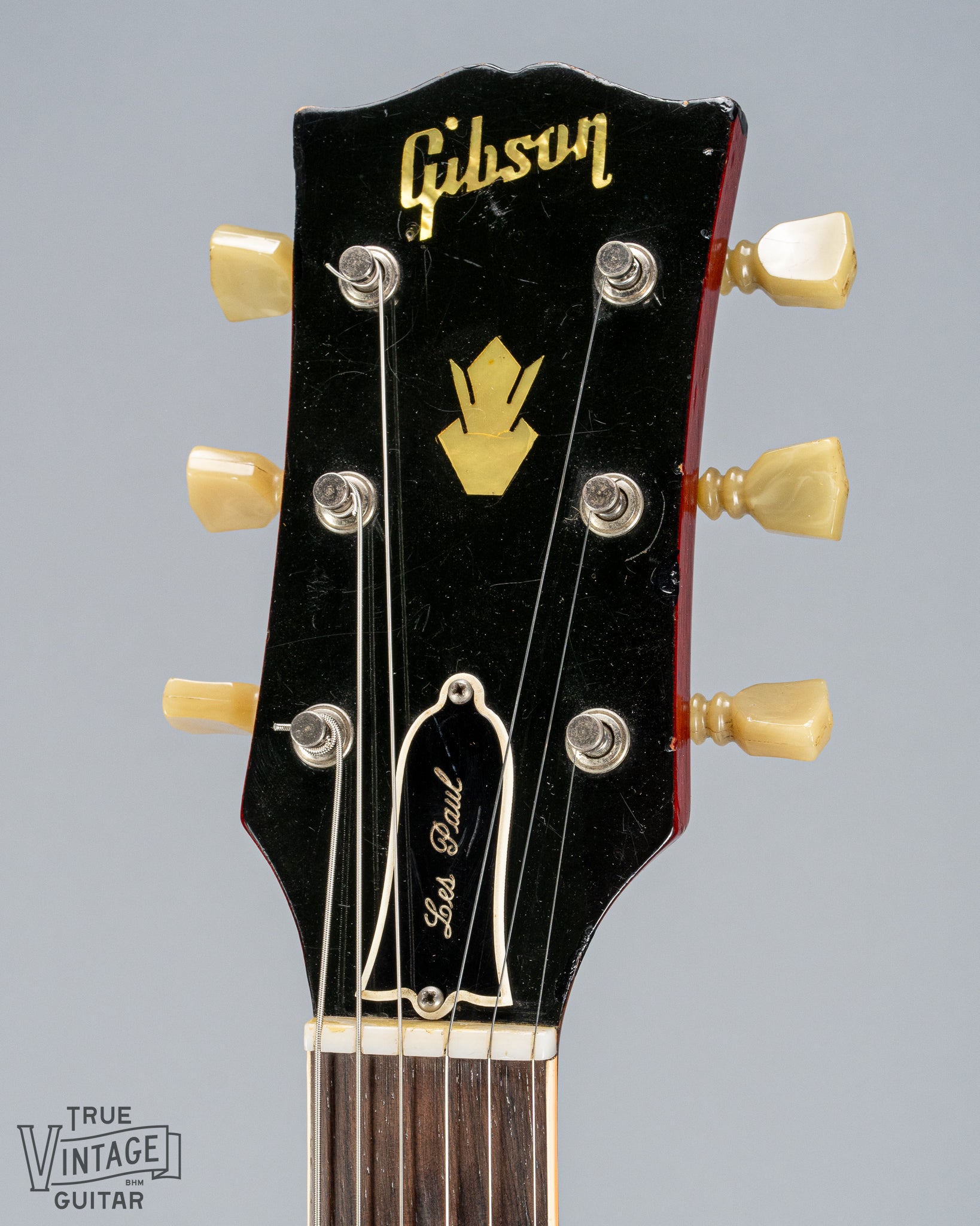 Headstock of 1963 Gibson Les Paul Standard SG