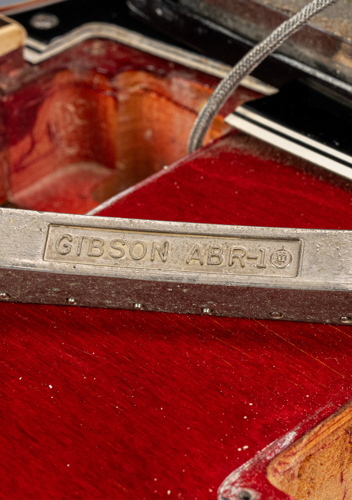 Gibson 1963 ES-335 Cherry red guitar original Gibson ABR-1 bridge