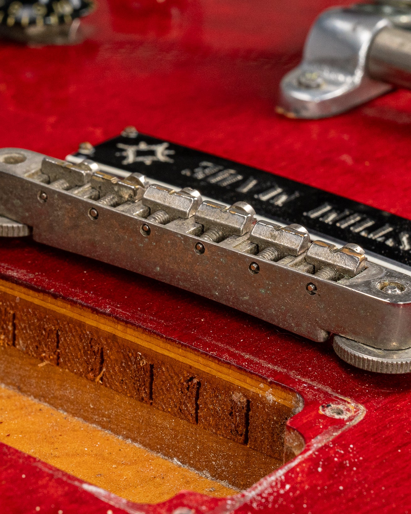 Gibson 1963 ES-335 Cherry red guitar original Gibson ABR-1 bridge