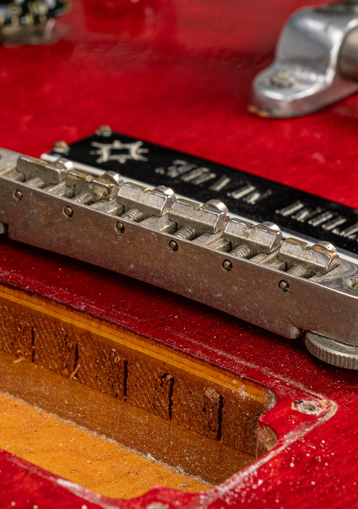 Gibson 1963 ES-335 Cherry red guitar original Gibson ABR-1 bridge